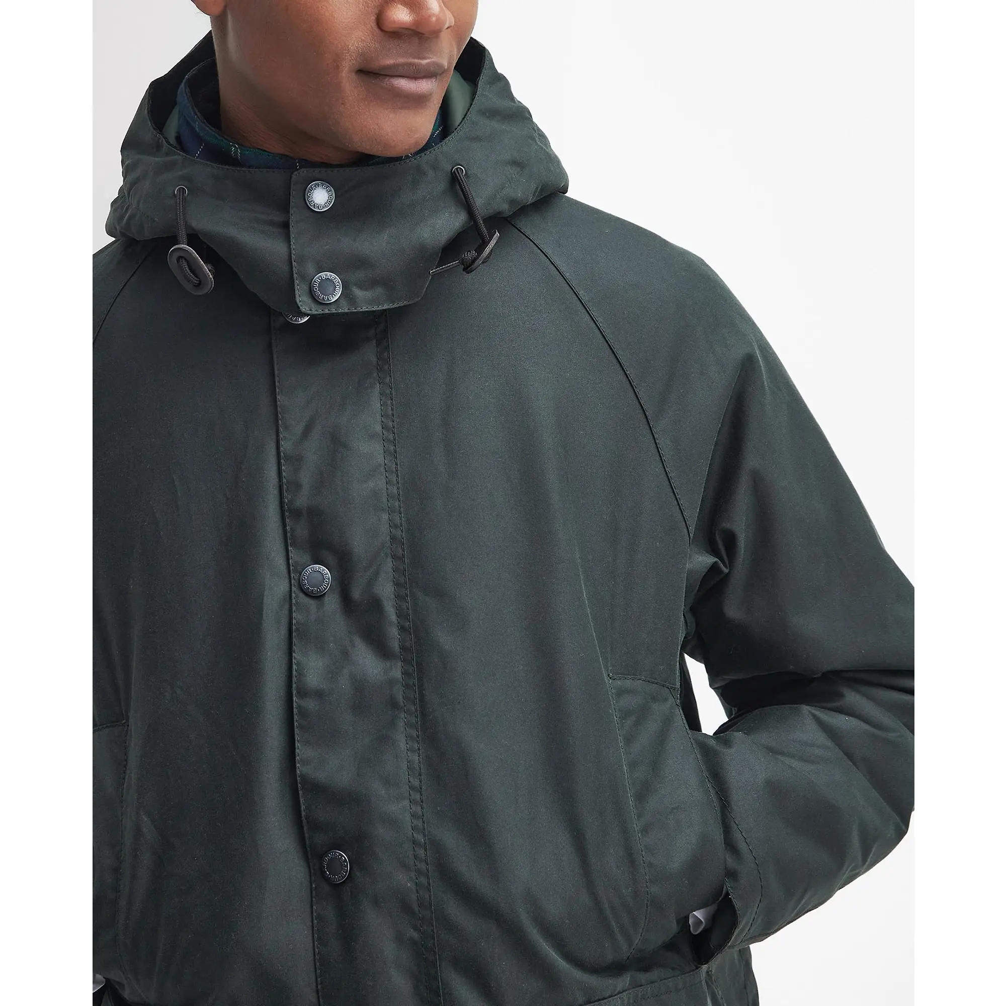 Product image 6 of 9 of Barbour Men's Modern Beaufort Waxed Jacket - Sage