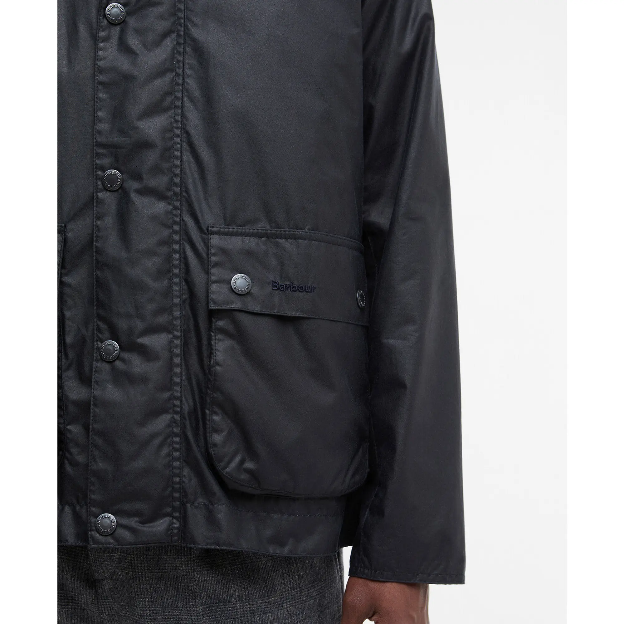 Product image 6 of 7 of Barbour Men's Modern Bedale Wax Jacket - Royal Navy/Highland Loch