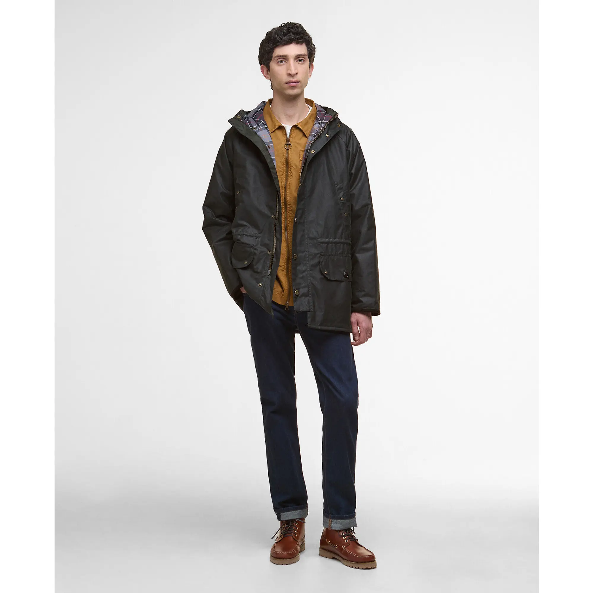 Product image 3 of 8 of Barbour Men's Reel Waxed Parka - Sage