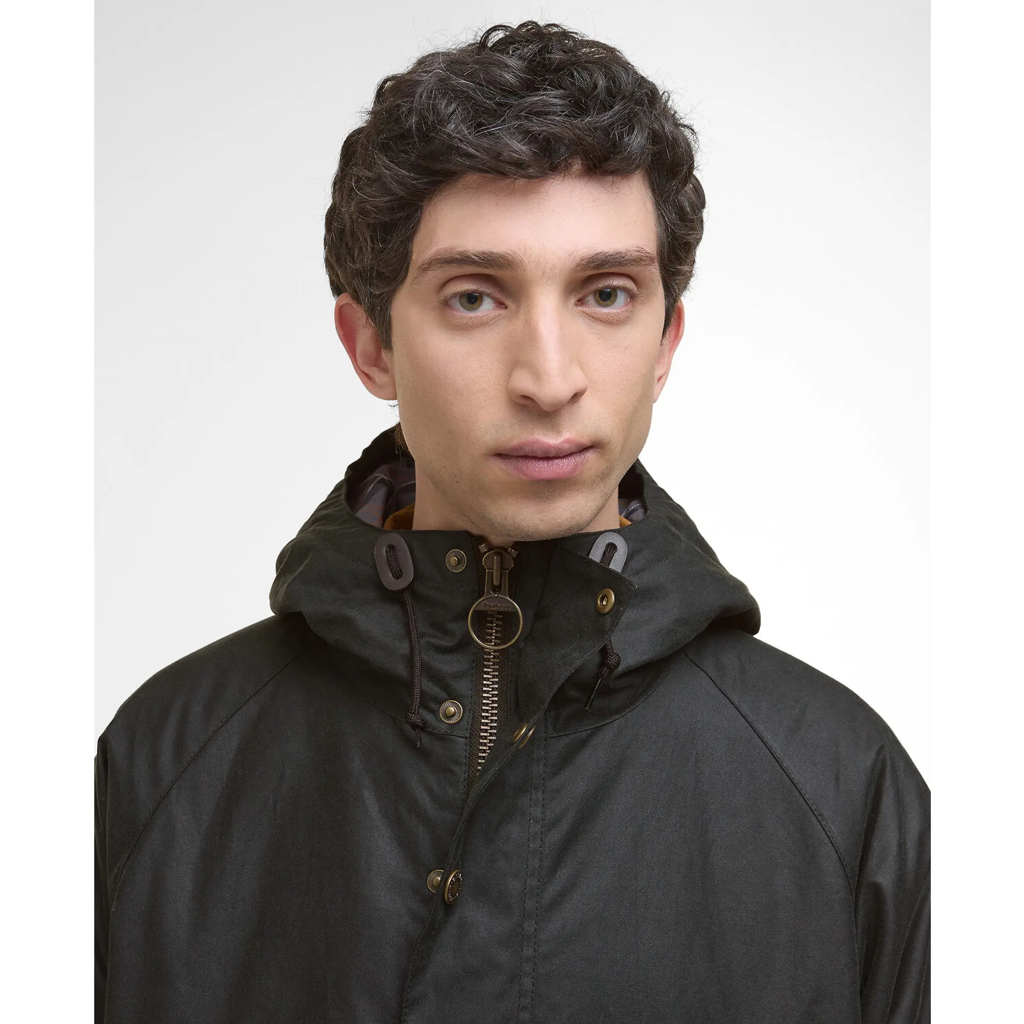 Product image 5 of 8 of Barbour Men's Reel Waxed Parka - Sage