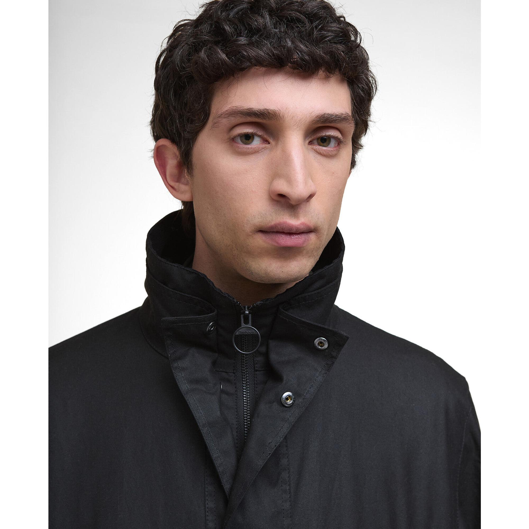 Barbour Men's Re-Engineered Utility Bedale Wax Jacket - Black