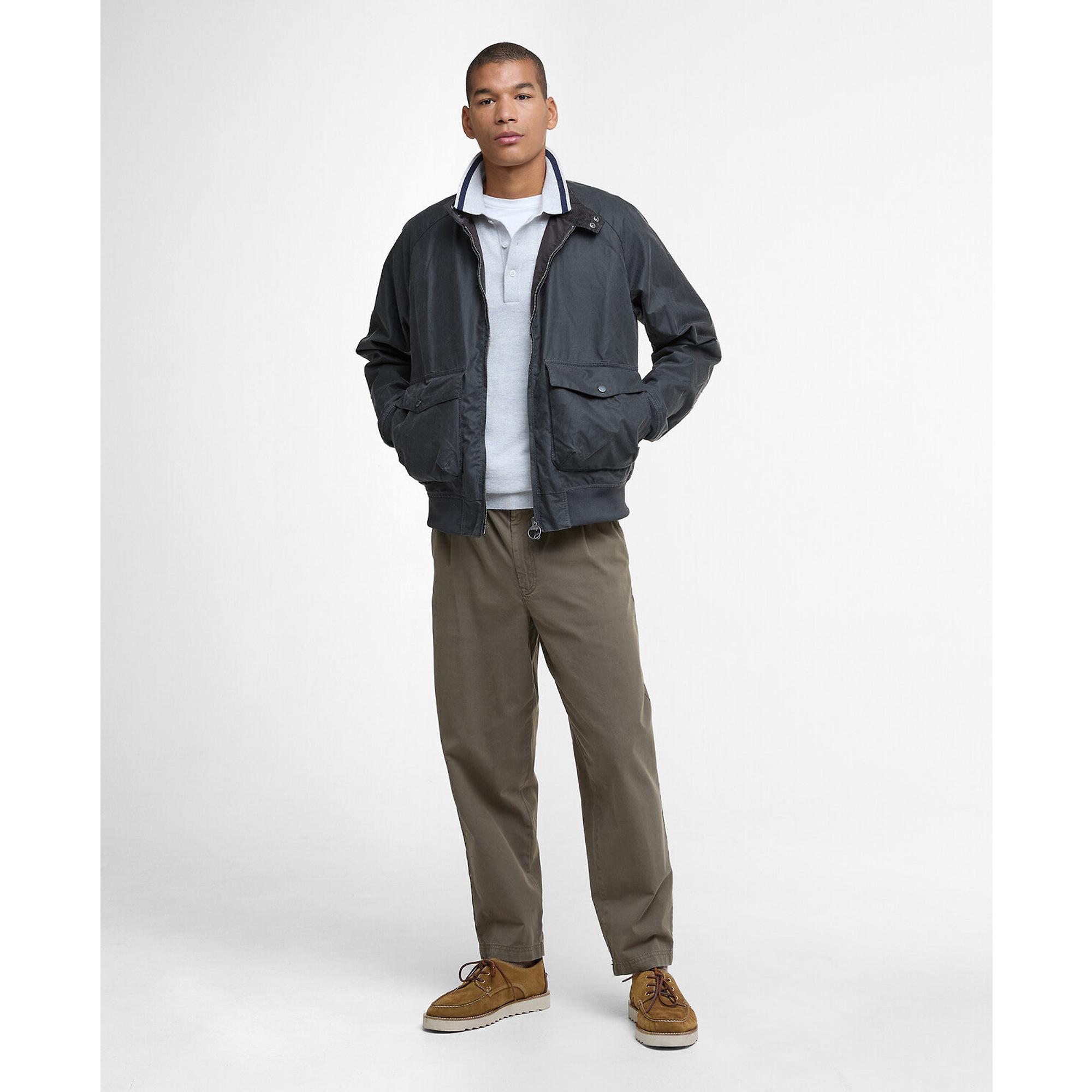 Barbour Men's Royston Wax Jacket - Grey | British Attire