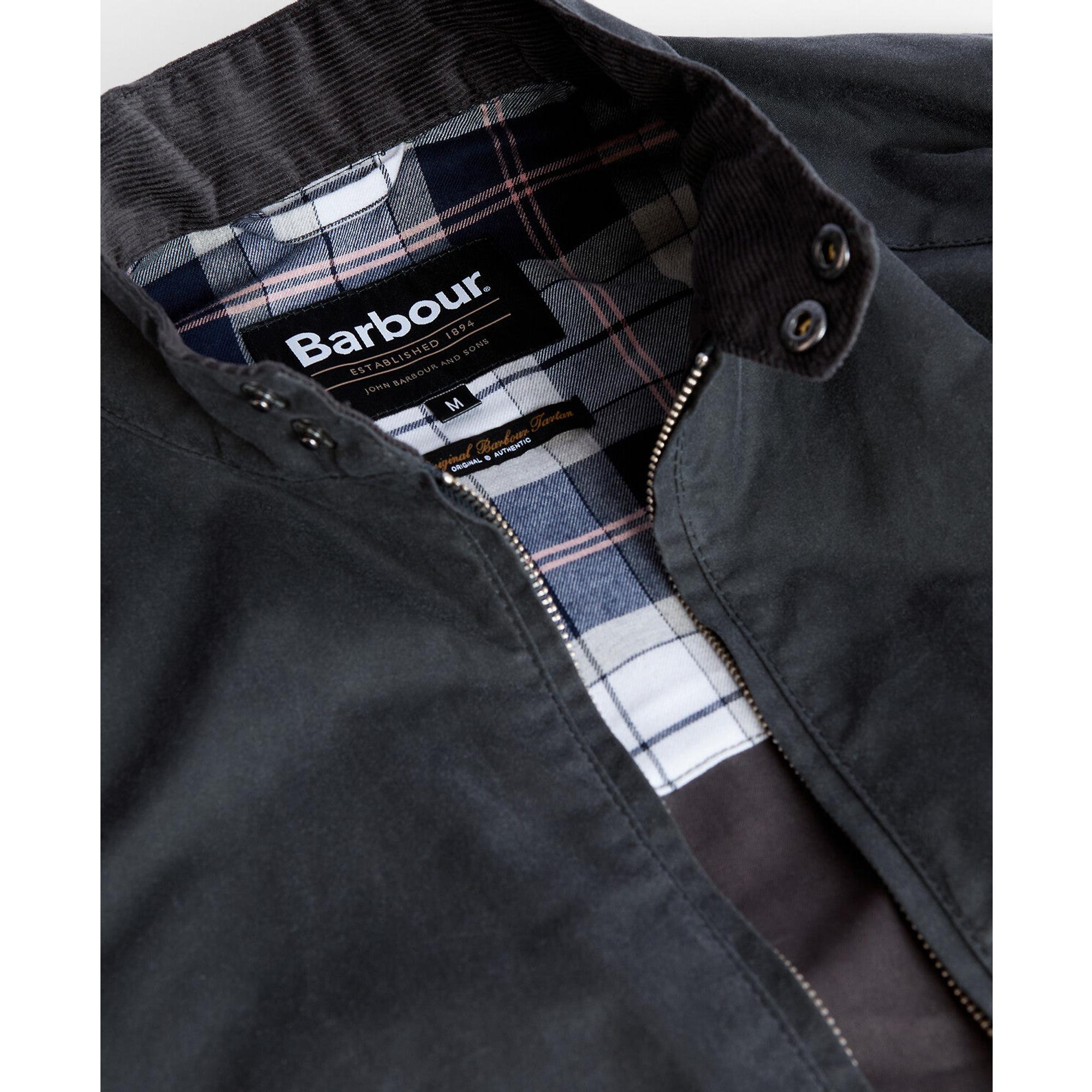 Barbour Men's Royston Wax Jacket - Grey | British Attire