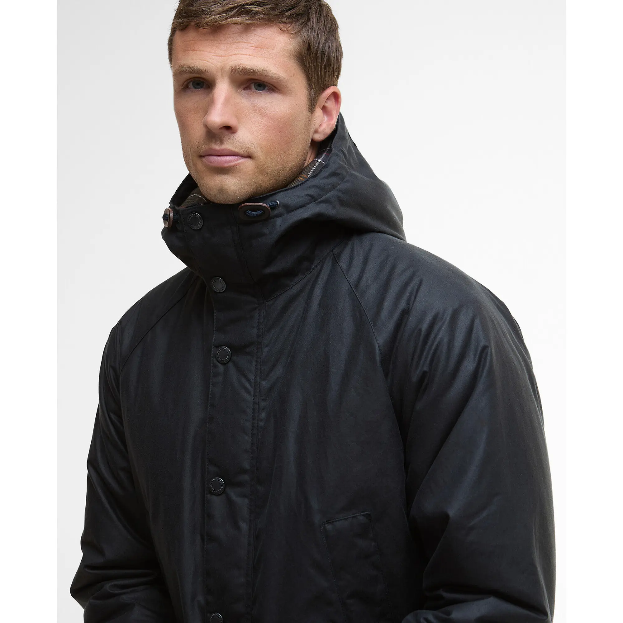 Product image 5 of 7 of Barbour Men's Bedale Wax Parka - Navy
