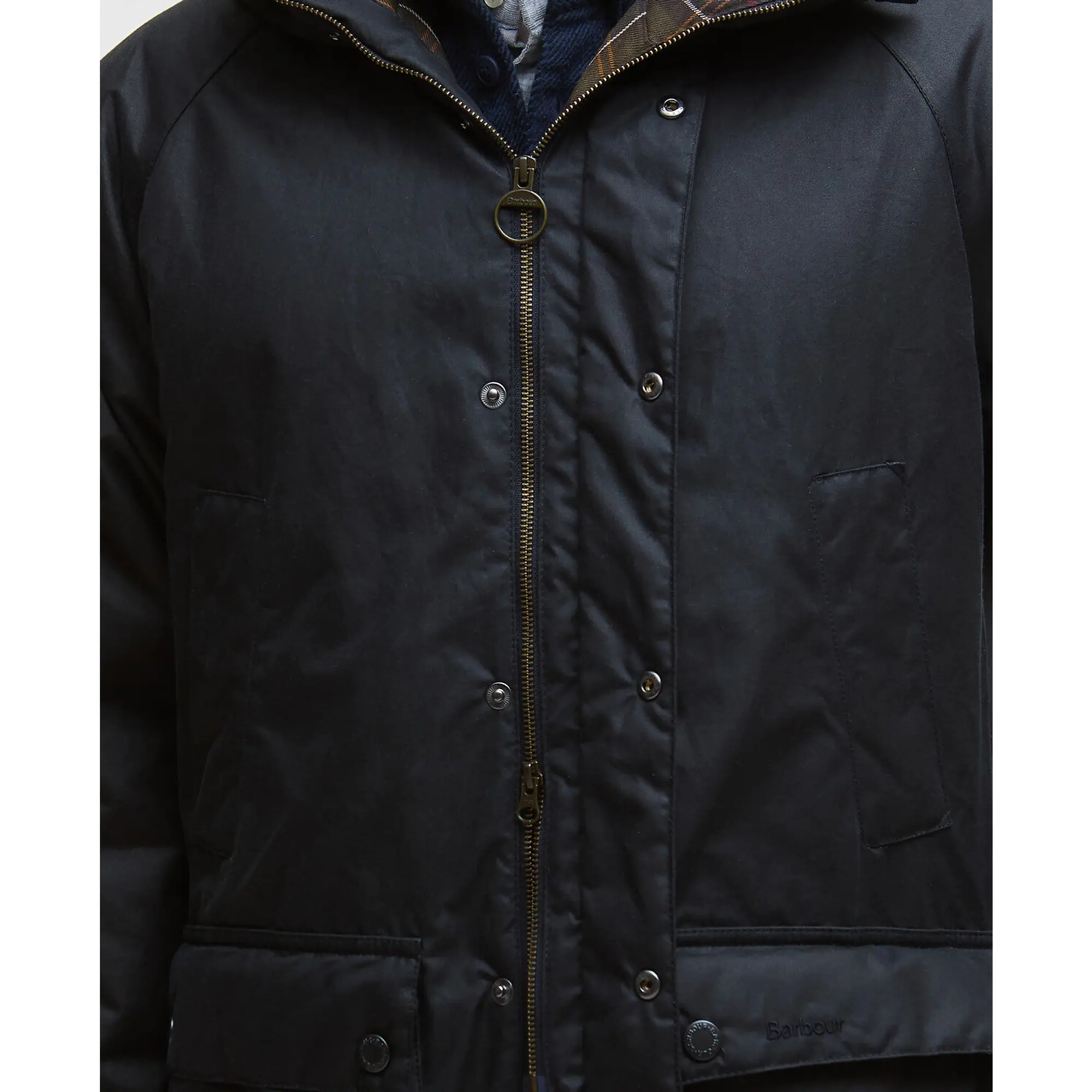 Product image 6 of 7 of Barbour Men's Bedale Wax Parka - Navy