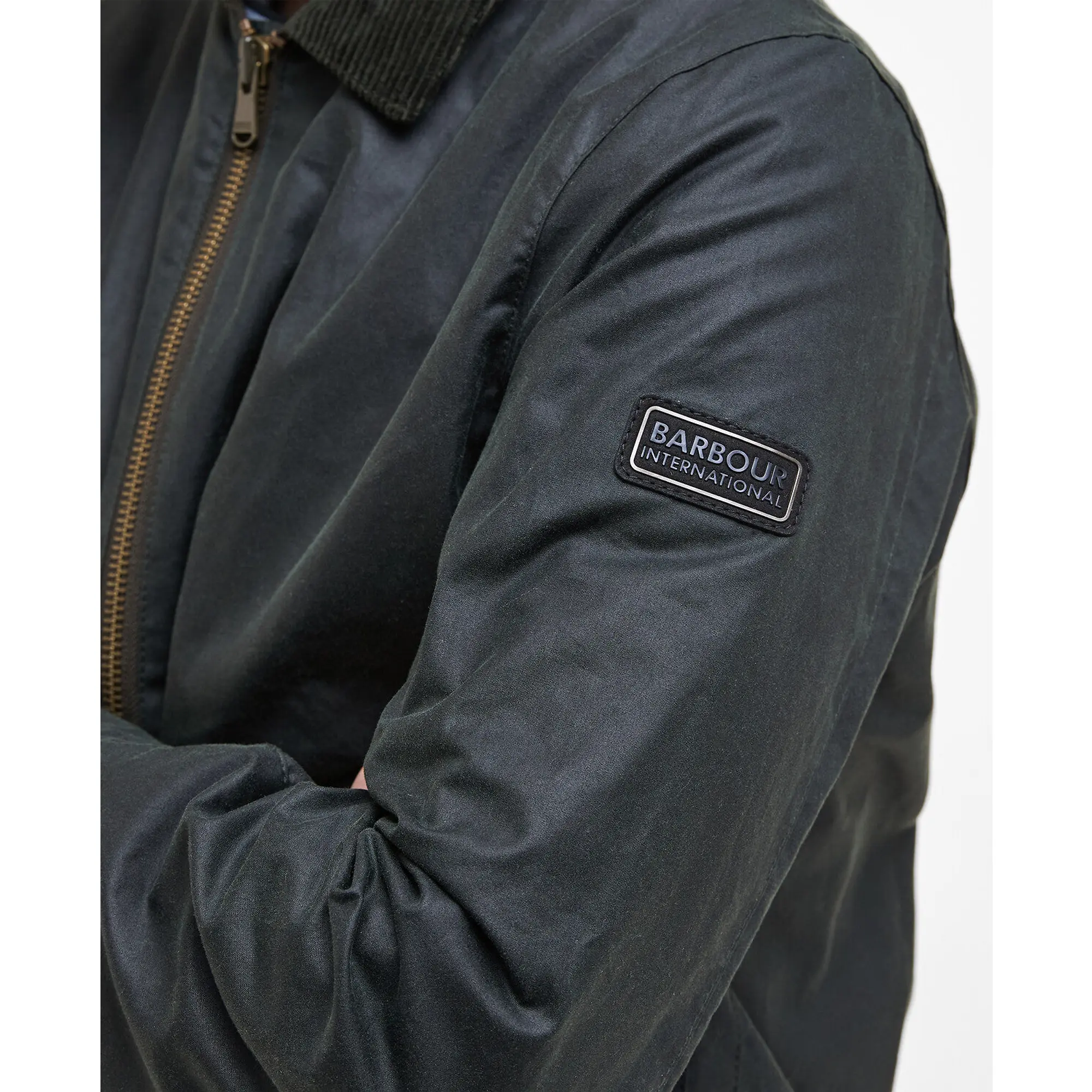 Product image 6 of 9 of Barbour International Men's Marker Wax Jacket - Sage