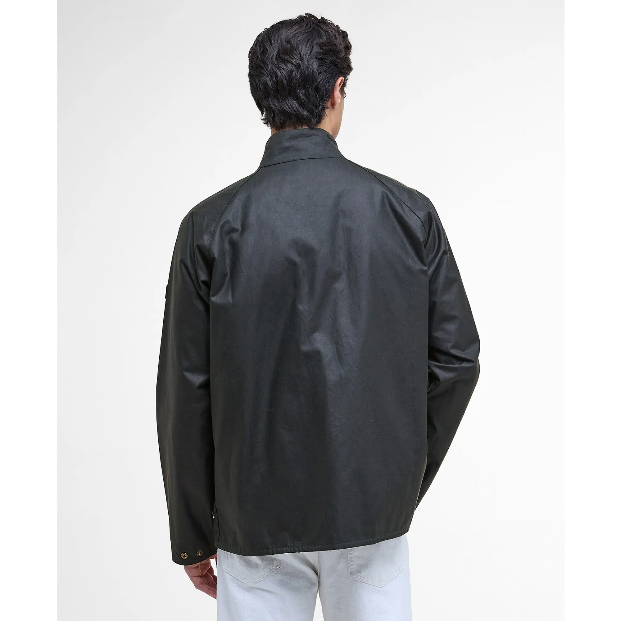Product image 4 of 9 of Barbour International Men's Bilston Wax Jacket - Sage