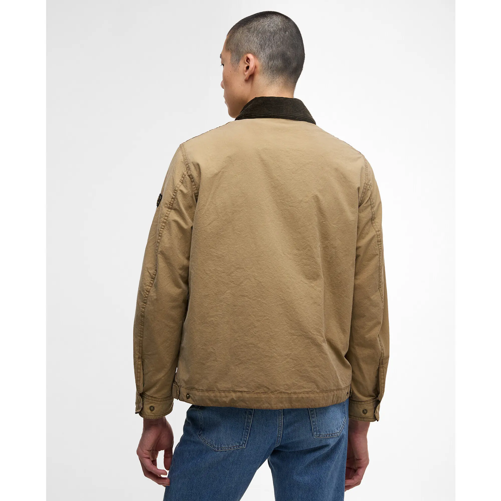 Product image 4 of 7 of Barbour International Men's Drifter Washed Wax Jacket - Sand