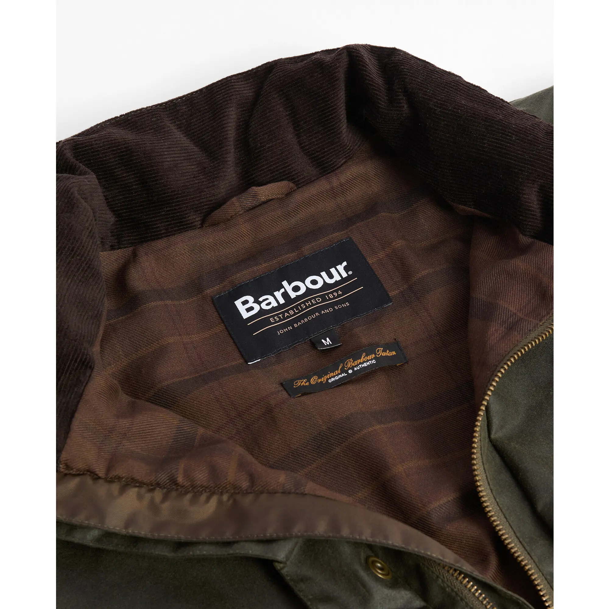 Product image 7 of 7 of Barbour Men's Re-Engineered Ridley Wax Jacket - Archive Olive