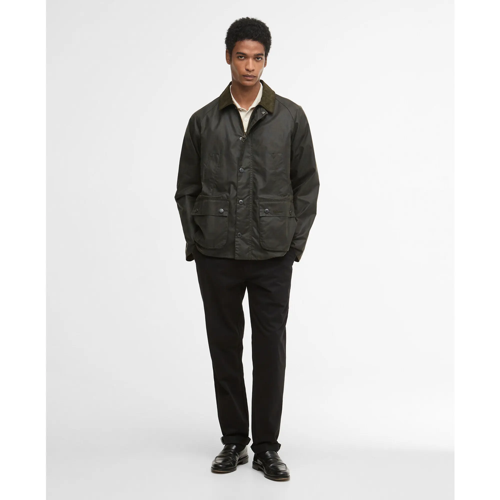 Product image 3 of 8 of Barbour Men's Tartan Ambleside Wax Jacket - Archive Olive Tartan