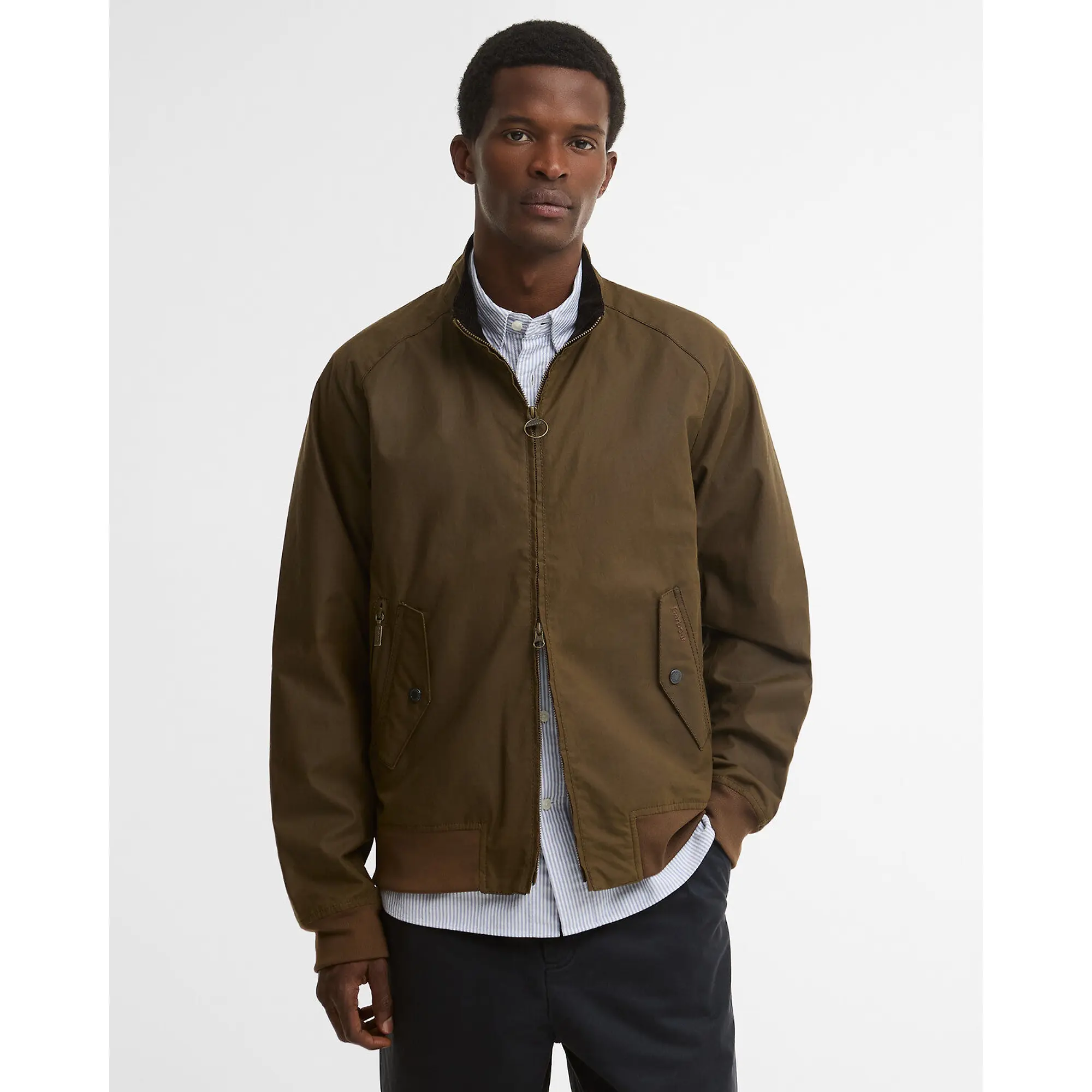 Product image 2 of 7 of Barbour Men's Chelsea Blouson Wax Jacket - Brown