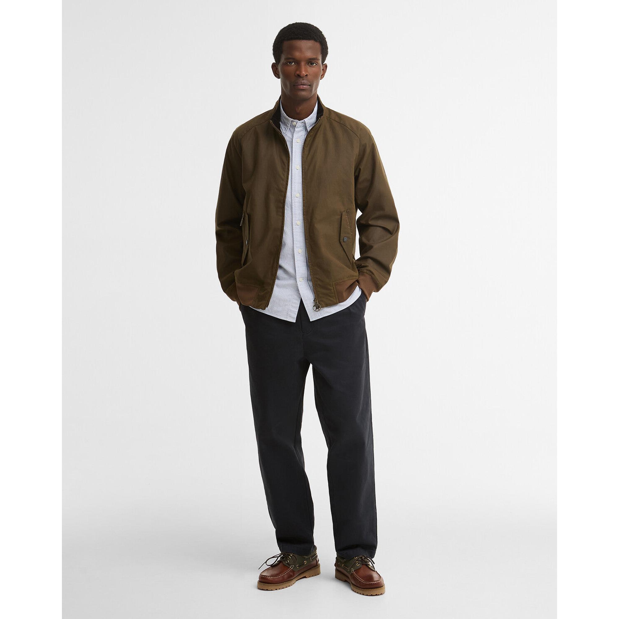 Barbour Men's Chelsea Blouson Wax Jacket - Brown | British Attire