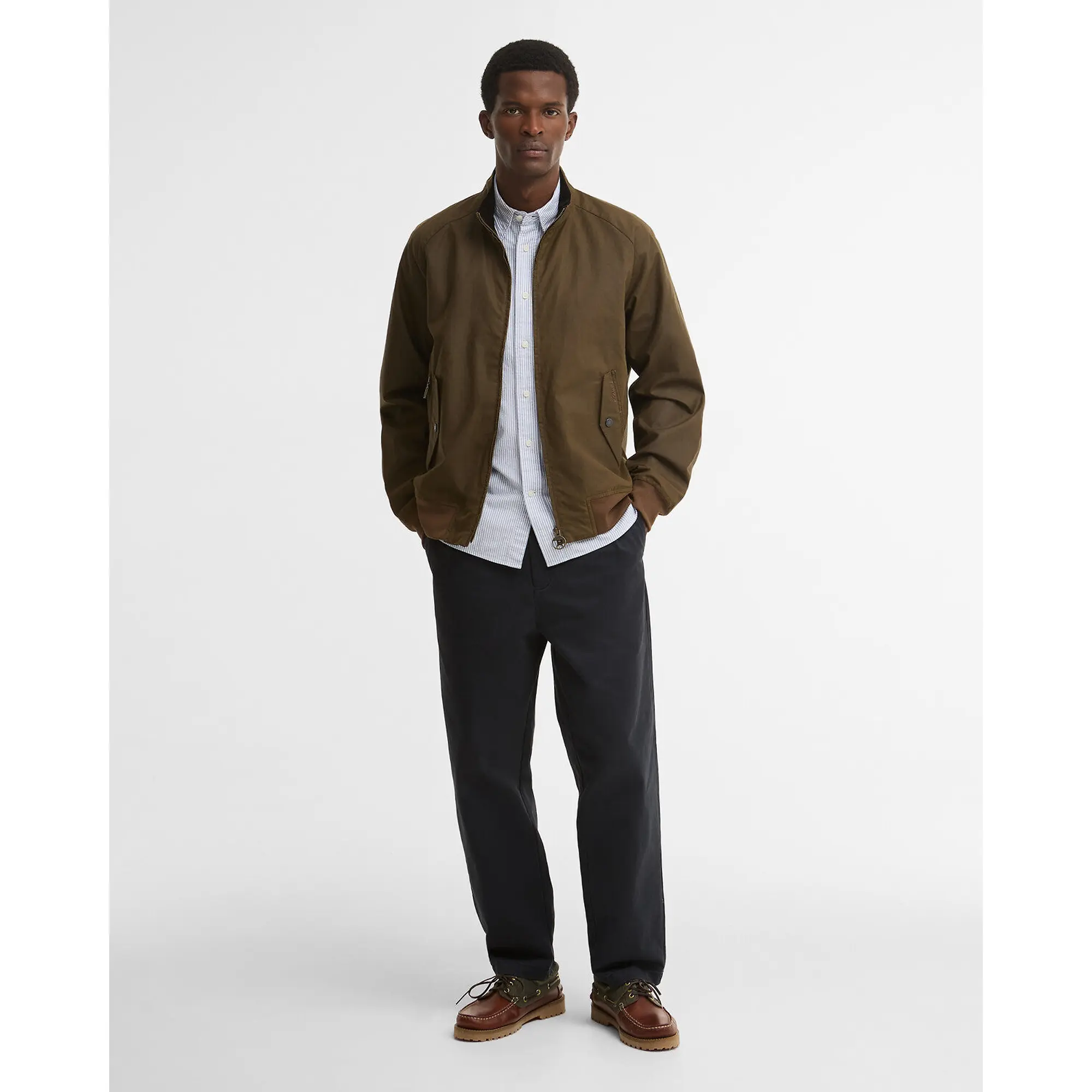 Product image 3 of 7 of Barbour Men's Chelsea Blouson Wax Jacket - Brown
