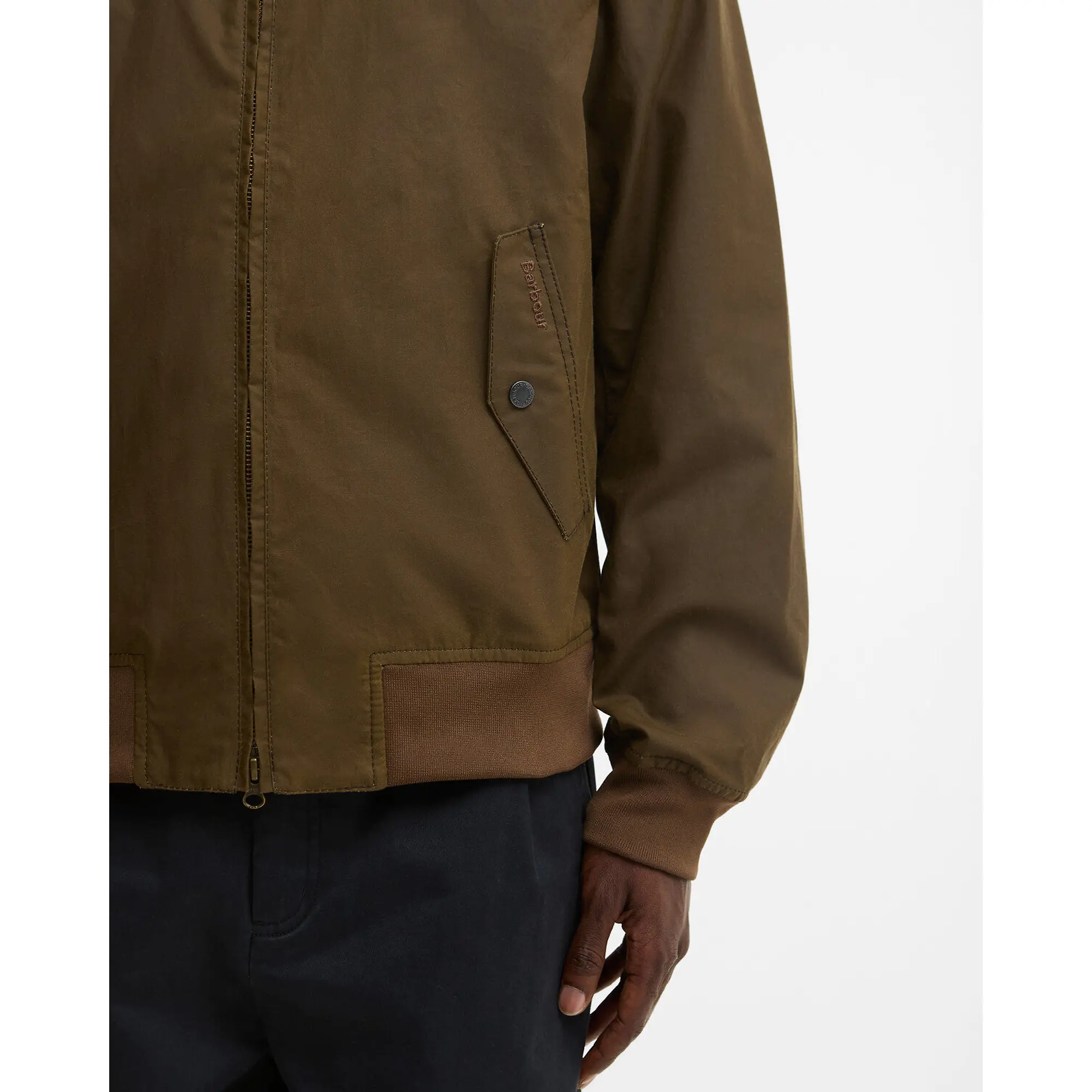 Product image 6 of 7 of Barbour Men's Chelsea Blouson Wax Jacket - Brown