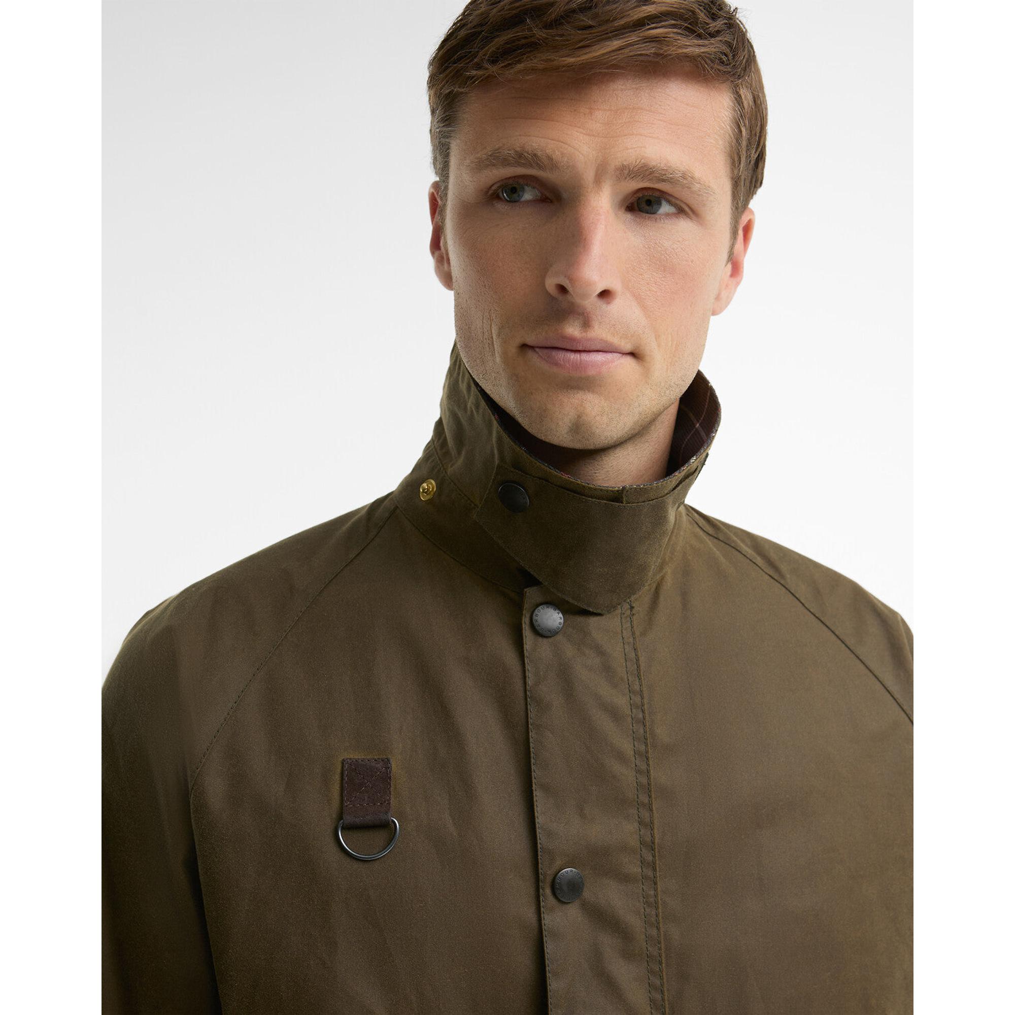 Barbour Men's Icons Spey Wax Jacket - Beech | British Attire
