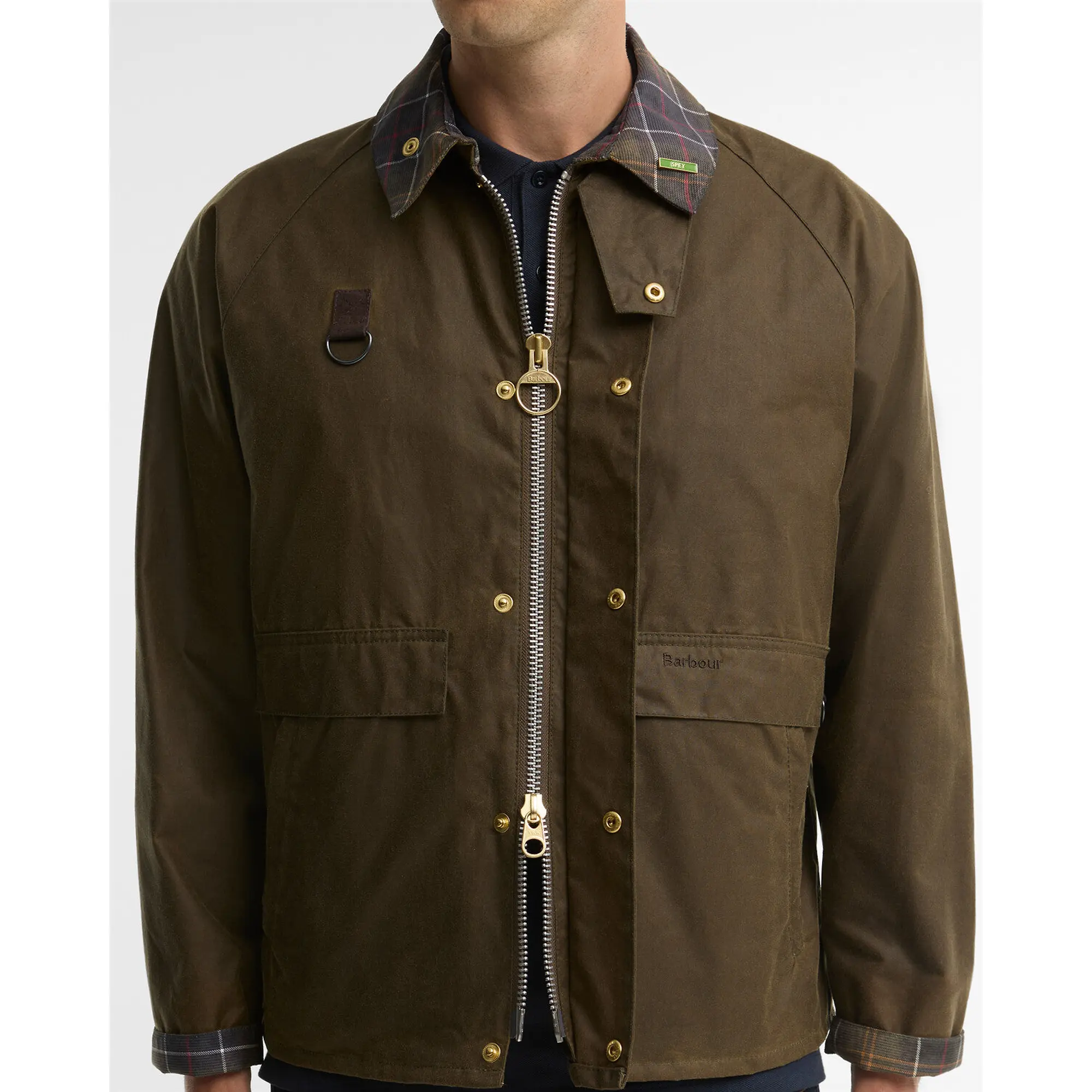 Product image 6 of 7 of Barbour Men's Icons Spey Wax Jacket - Beech