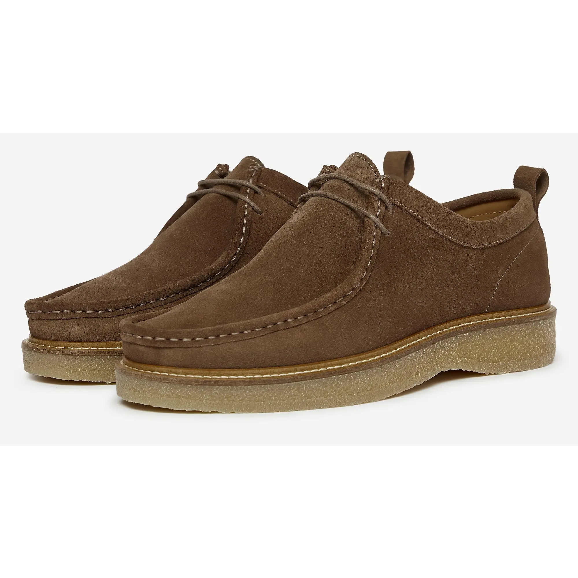 Product image 2 of 11 of Oliver Sweeney Men's Marana Calf Suede Moccasin Shoes - Taupe