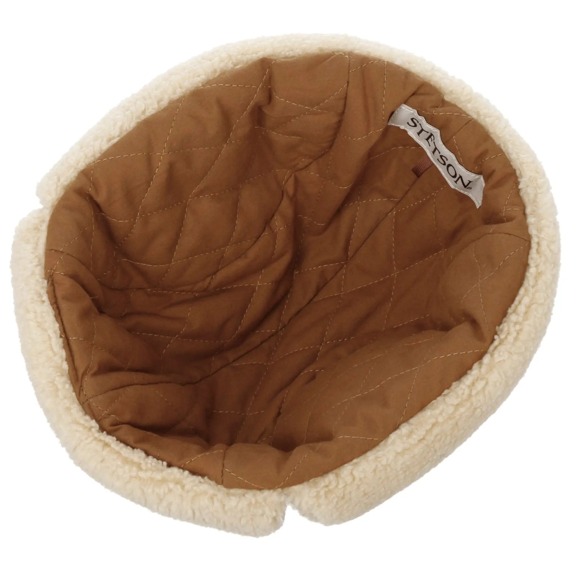 Product image 3 of 9 of Stetson Meadville Bomber Aviator Hat - Green/Dark Orange