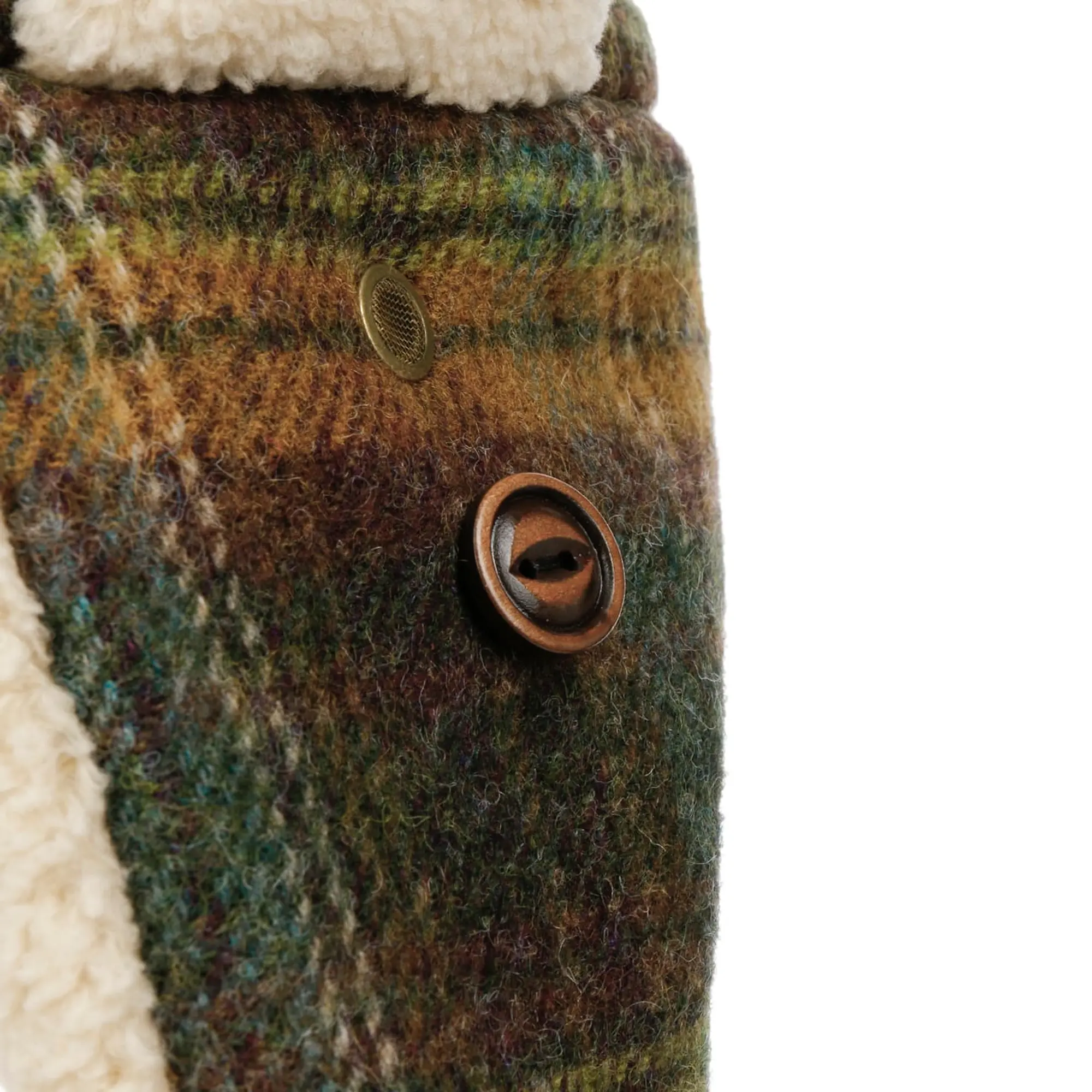 Product image 6 of 9 of Stetson Meadville Bomber Aviator Hat - Green/Dark Orange