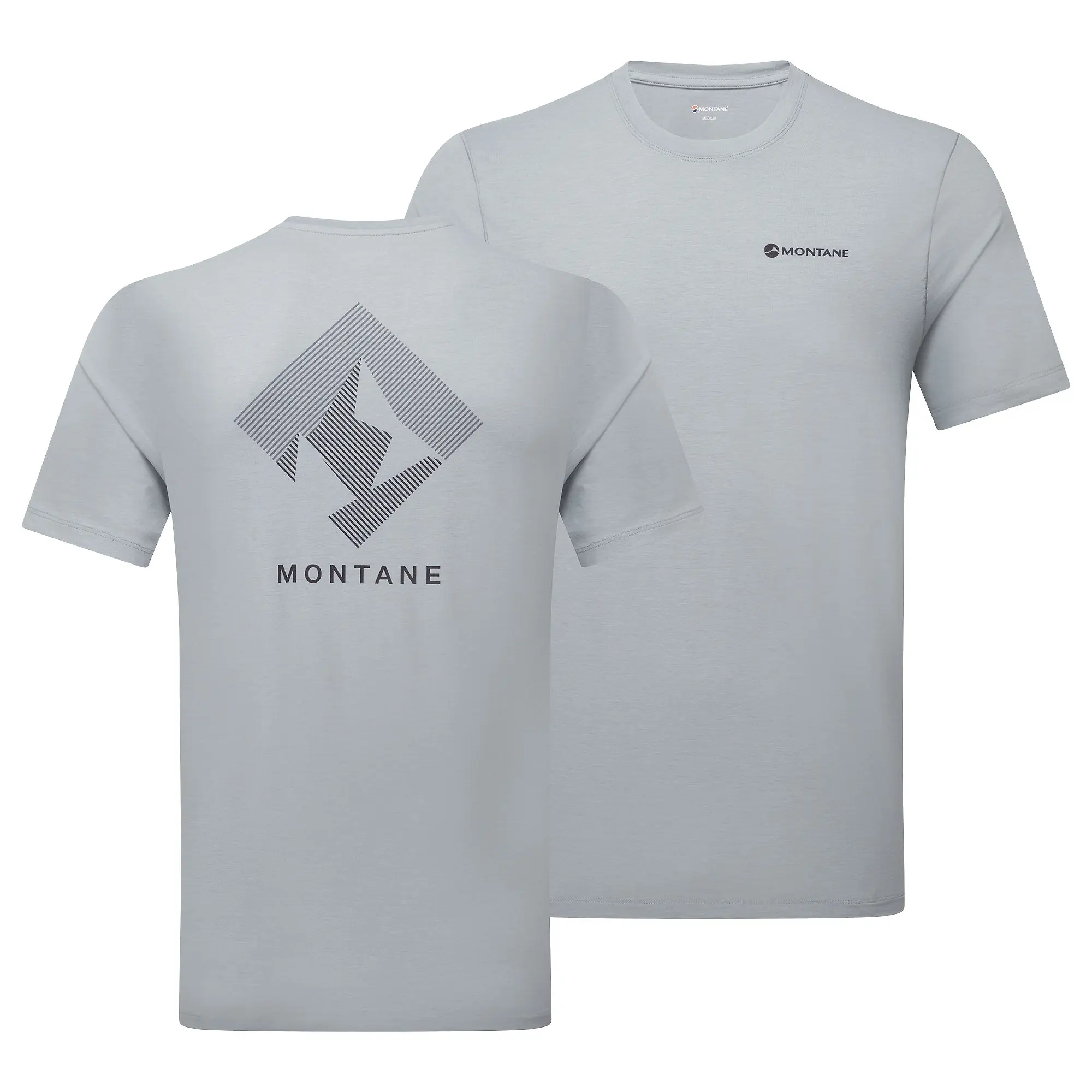 Product image 1 of 7 of Montane Men's Alhena Mountain 25 T-Shirt - Pebble Blue