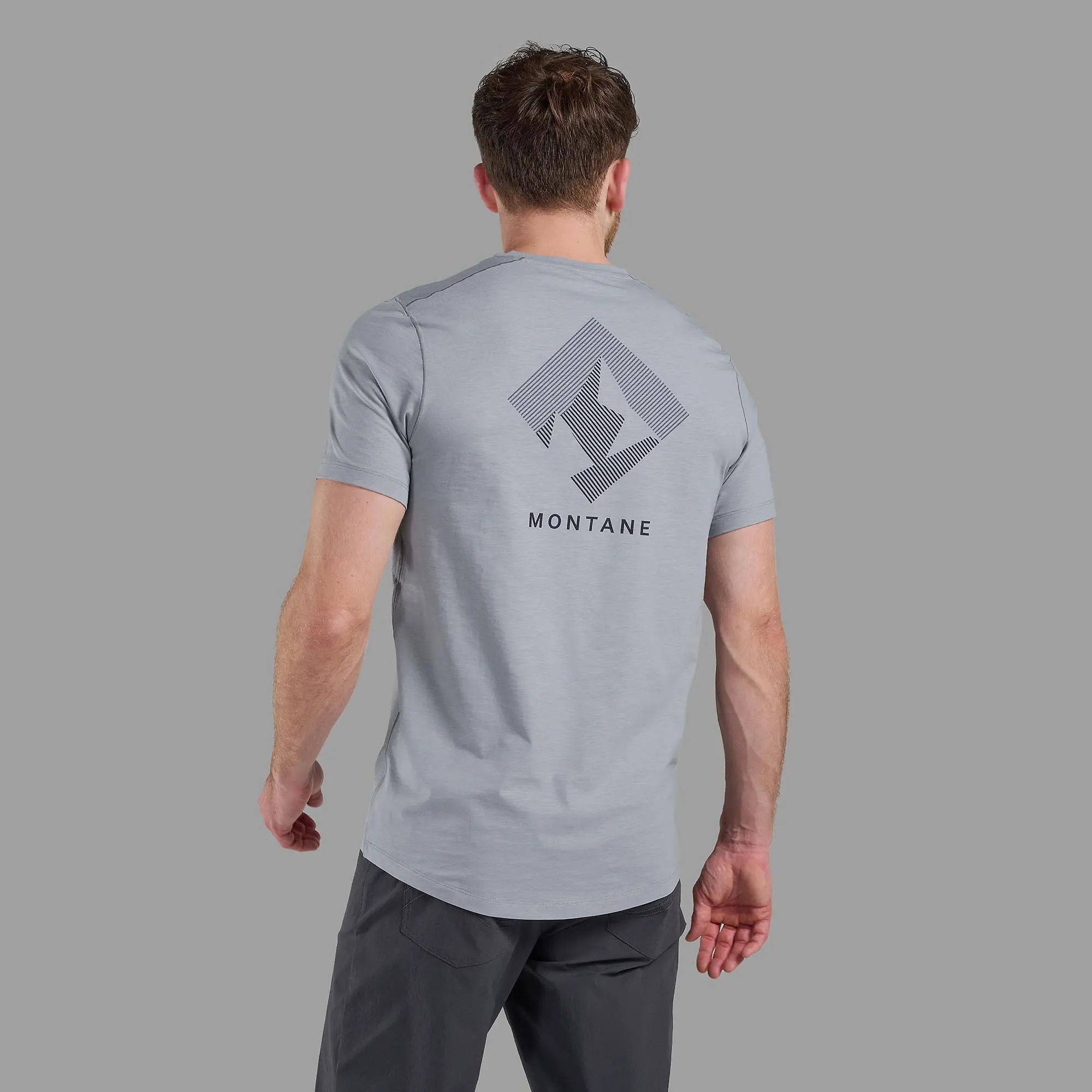 Product image 3 of 7 of Montane Men's Alhena Mountain 25 T-Shirt - Pebble Blue