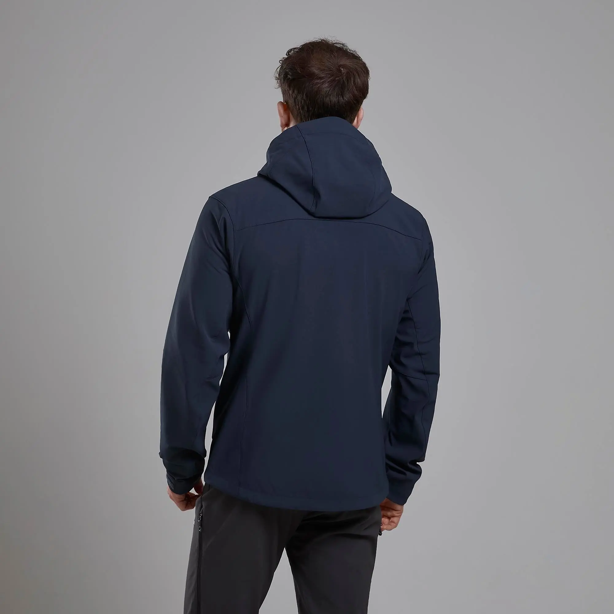 Product image 3 of 8 of Montane Men's Tenacity XT Hooded Softshell Jacket - Eclipse Blue