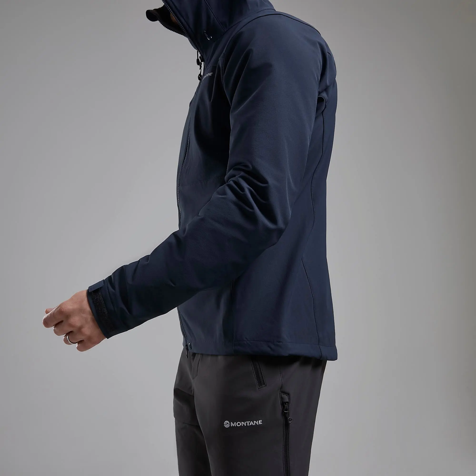 Product image 5 of 8 of Montane Men's Tenacity XT Hooded Softshell Jacket - Eclipse Blue