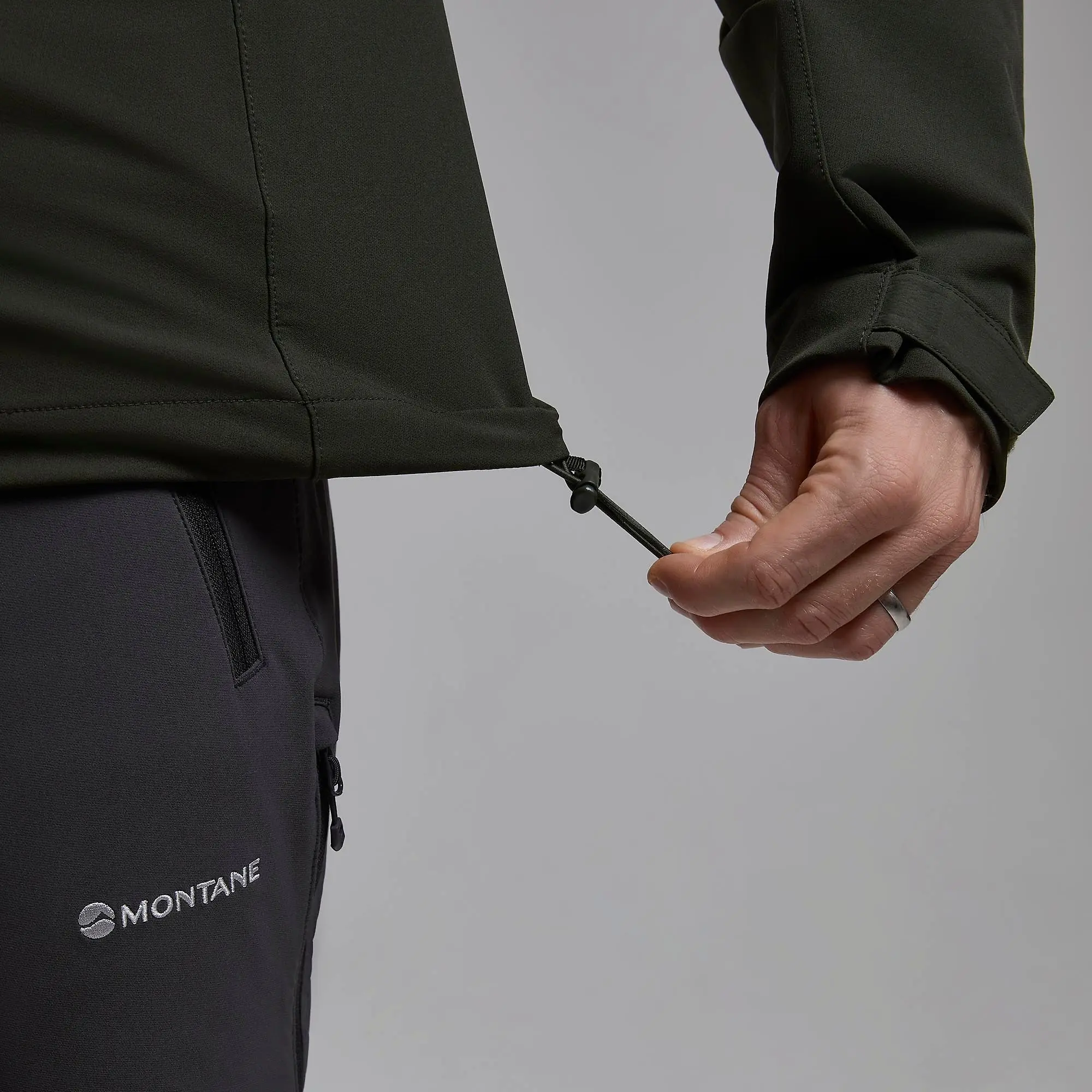 Product image 6 of 8 of Montane Men's Tenacity XT Hooded Softshell Jacket - Oak Green