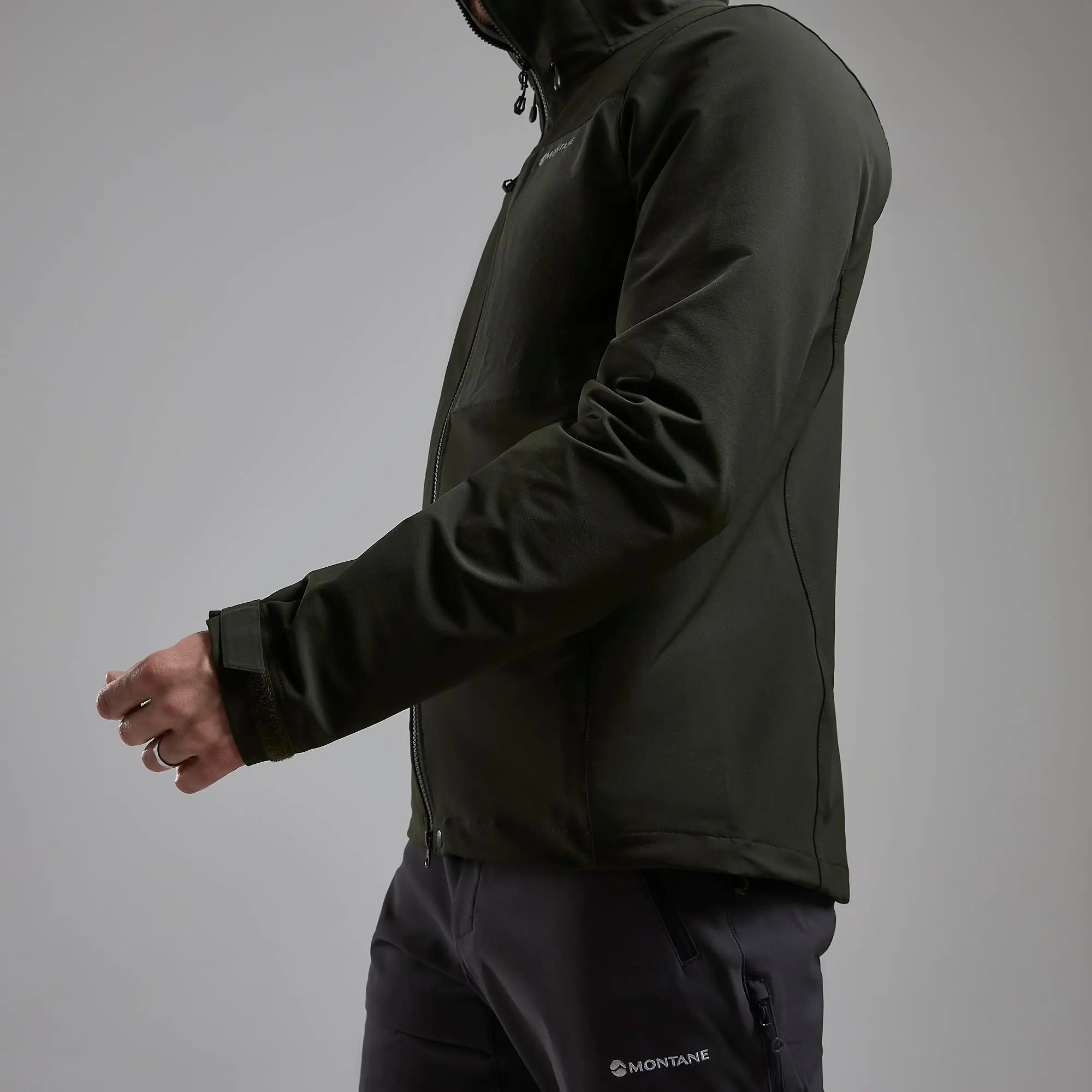Product image 7 of 8 of Montane Men's Tenacity XT Hooded Softshell Jacket - Oak Green