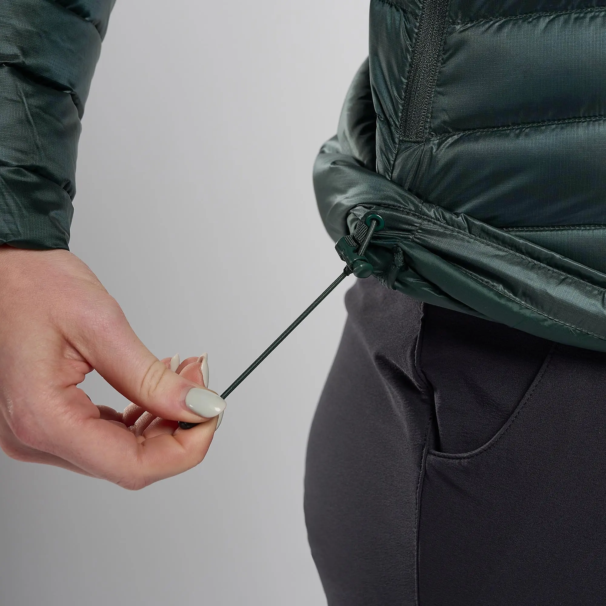 Product image 6 of 9 of Montane Women's Anti-Freeze Hooded Down Jacket - Deep Forest
