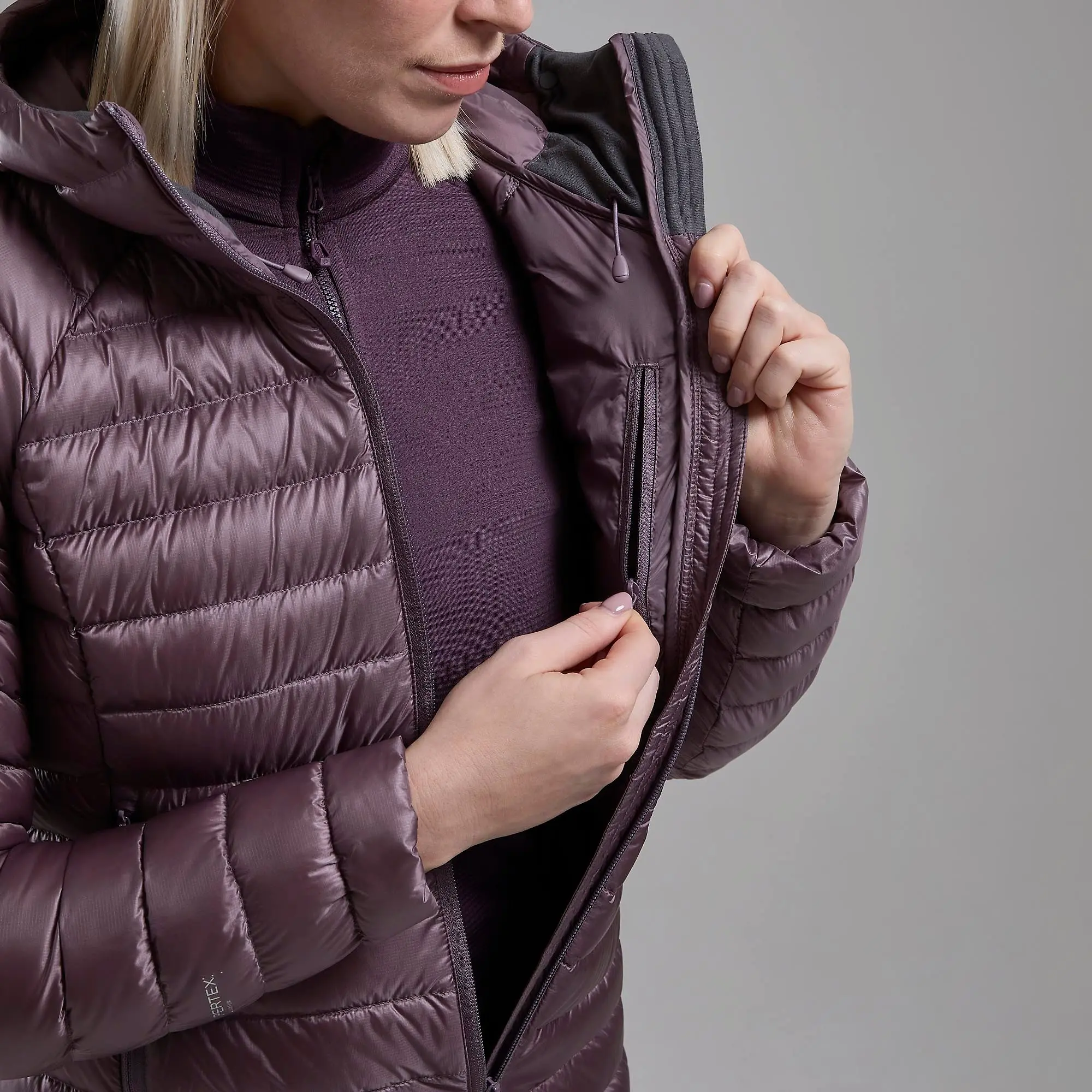 Product image 5 of 9 of Montane Women's Anti-Freeze Hooded Down Jacket - Moonscape