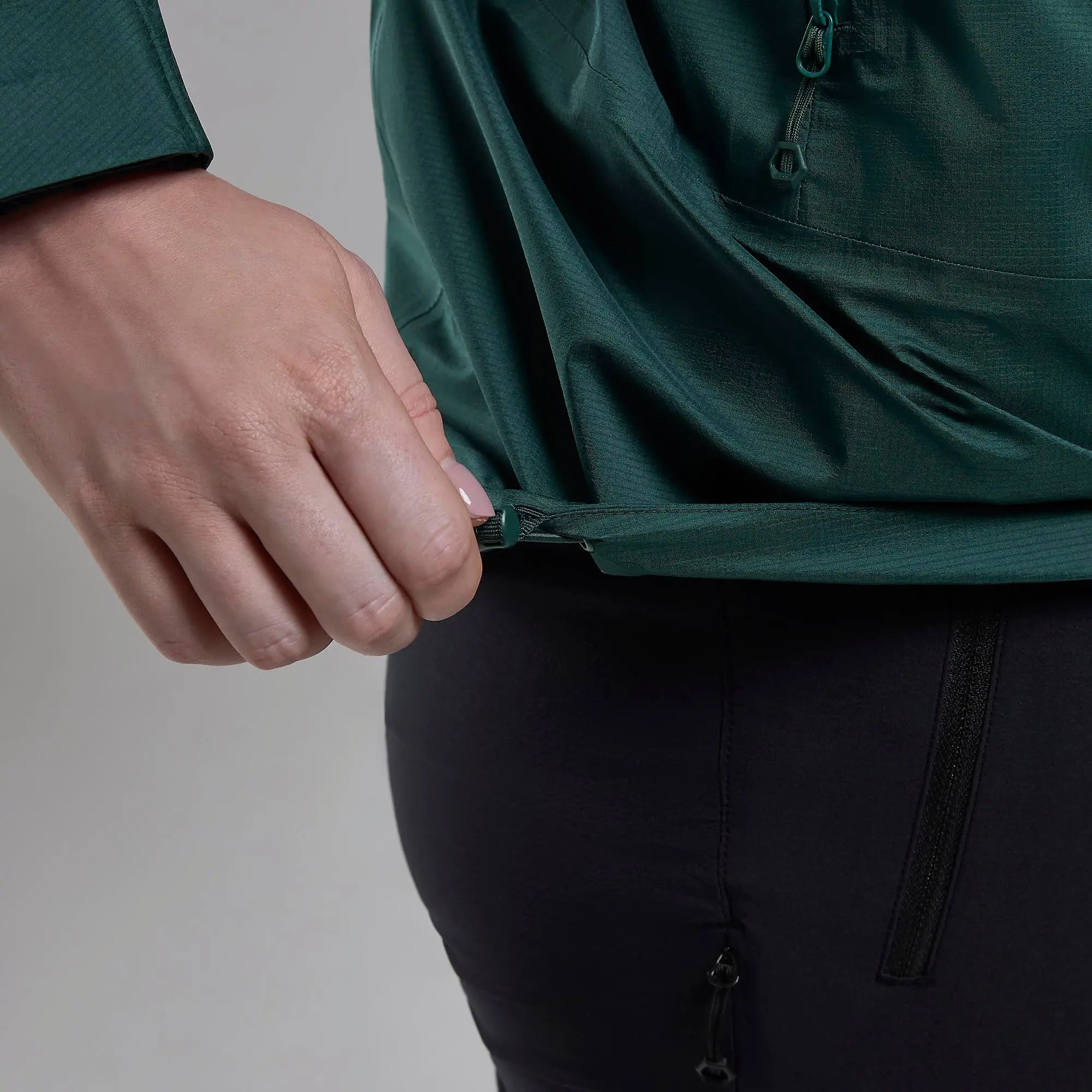 Product image 6 of 9 of Montane Women's Cetus Lite Waterproof Jacket - Deep Forest