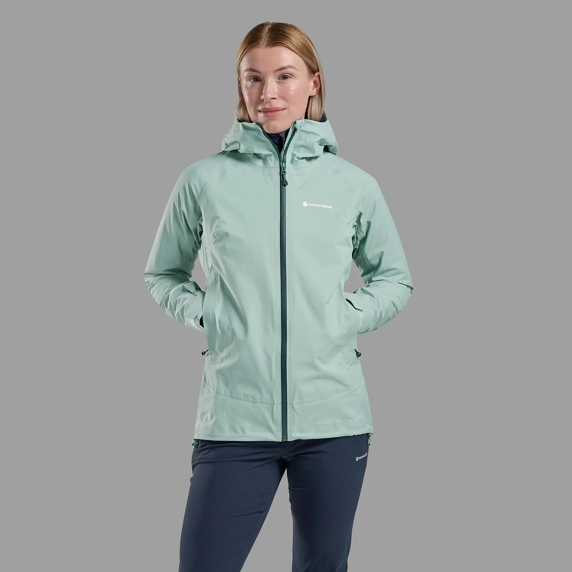Product image 4 of 10 of Montane Women's Cetus Waterproof Jacket - Sea Mist