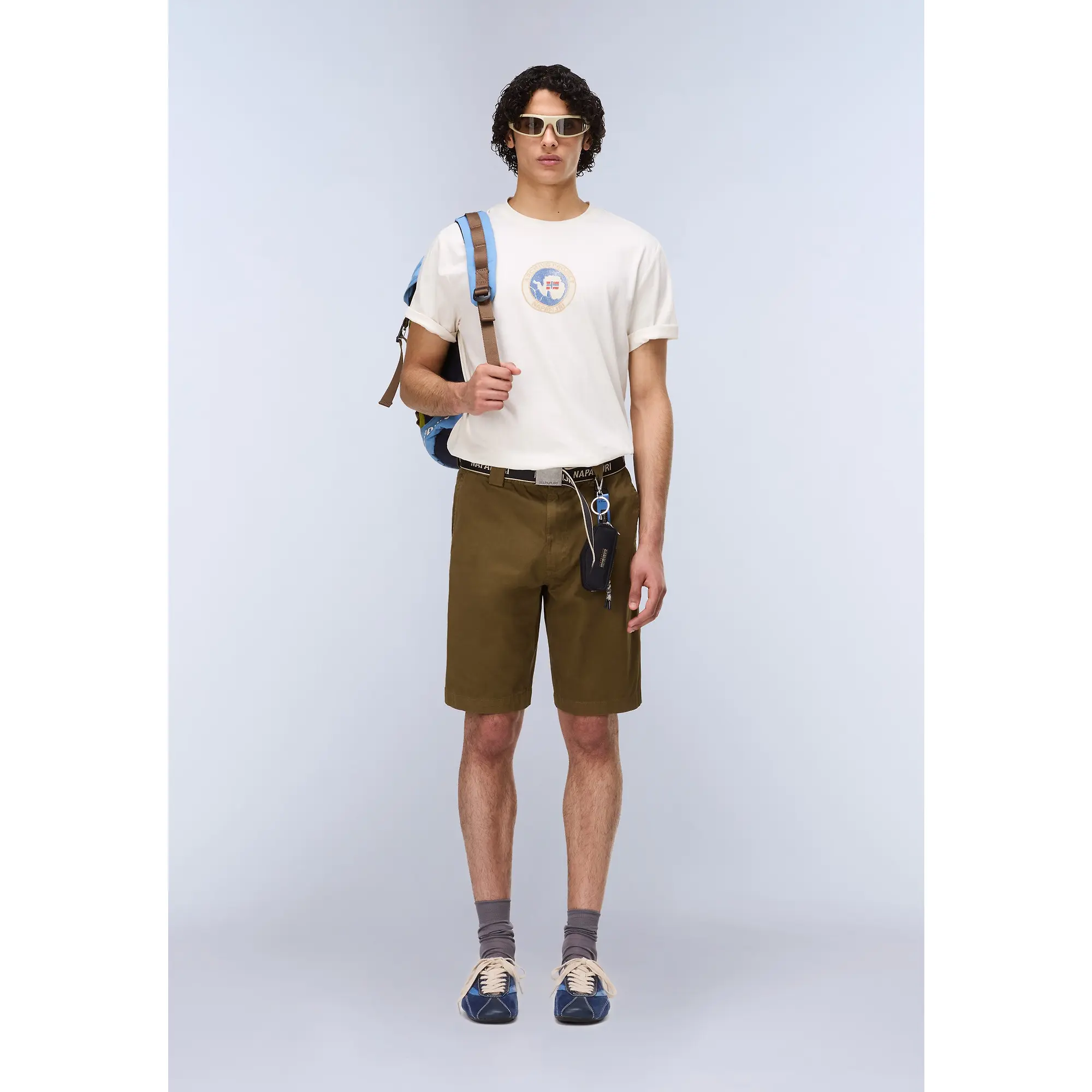 Product image 3 of 7 of Napapijri Men's Phos T-Shirt - White Whisper