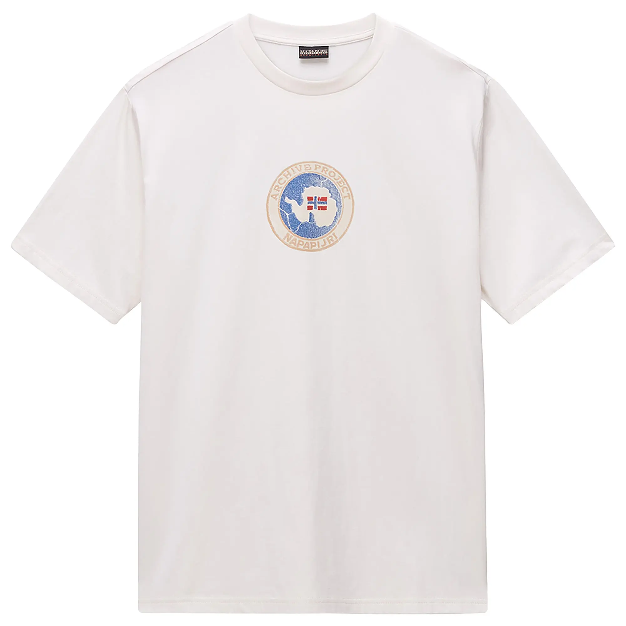 Product image 1 of 7 of Napapijri Men's Phos T-Shirt - White Whisper