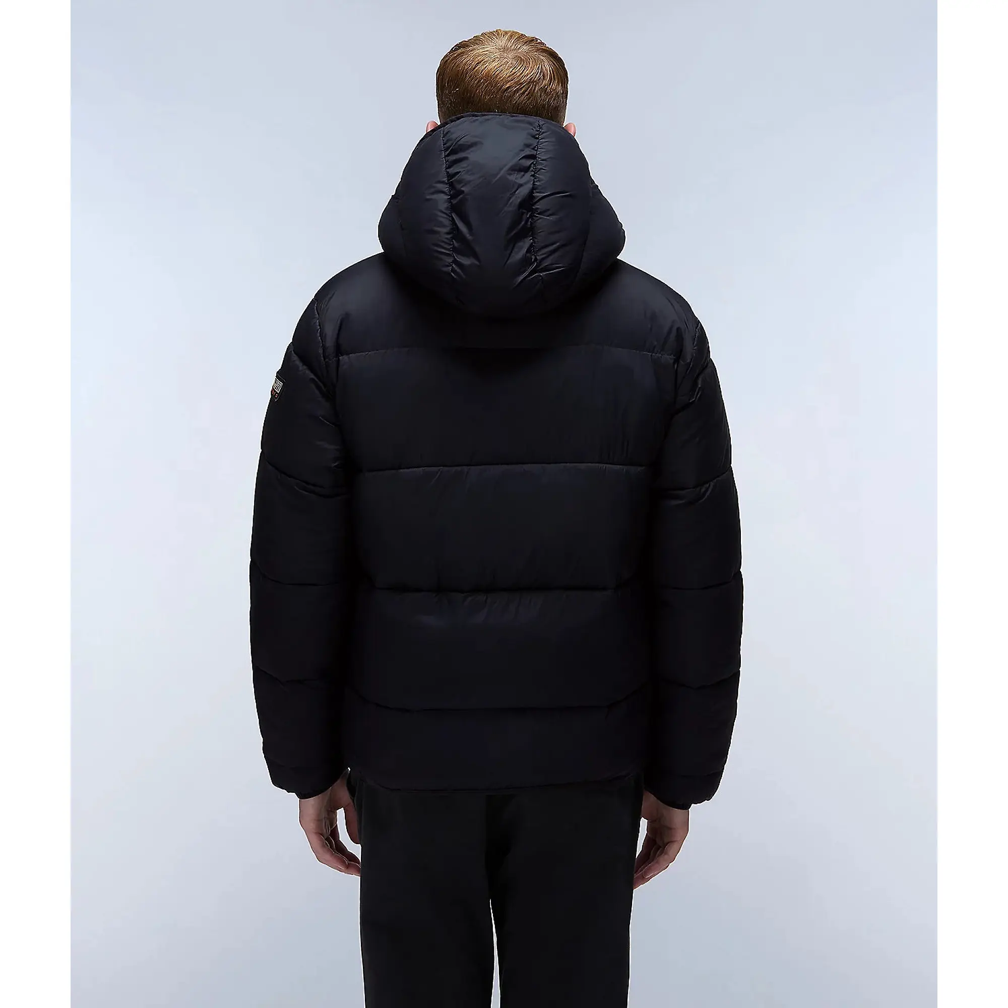Product image 4 of 7 of Napapijri Men's Suomi Hooded Puffer Jacket - Black