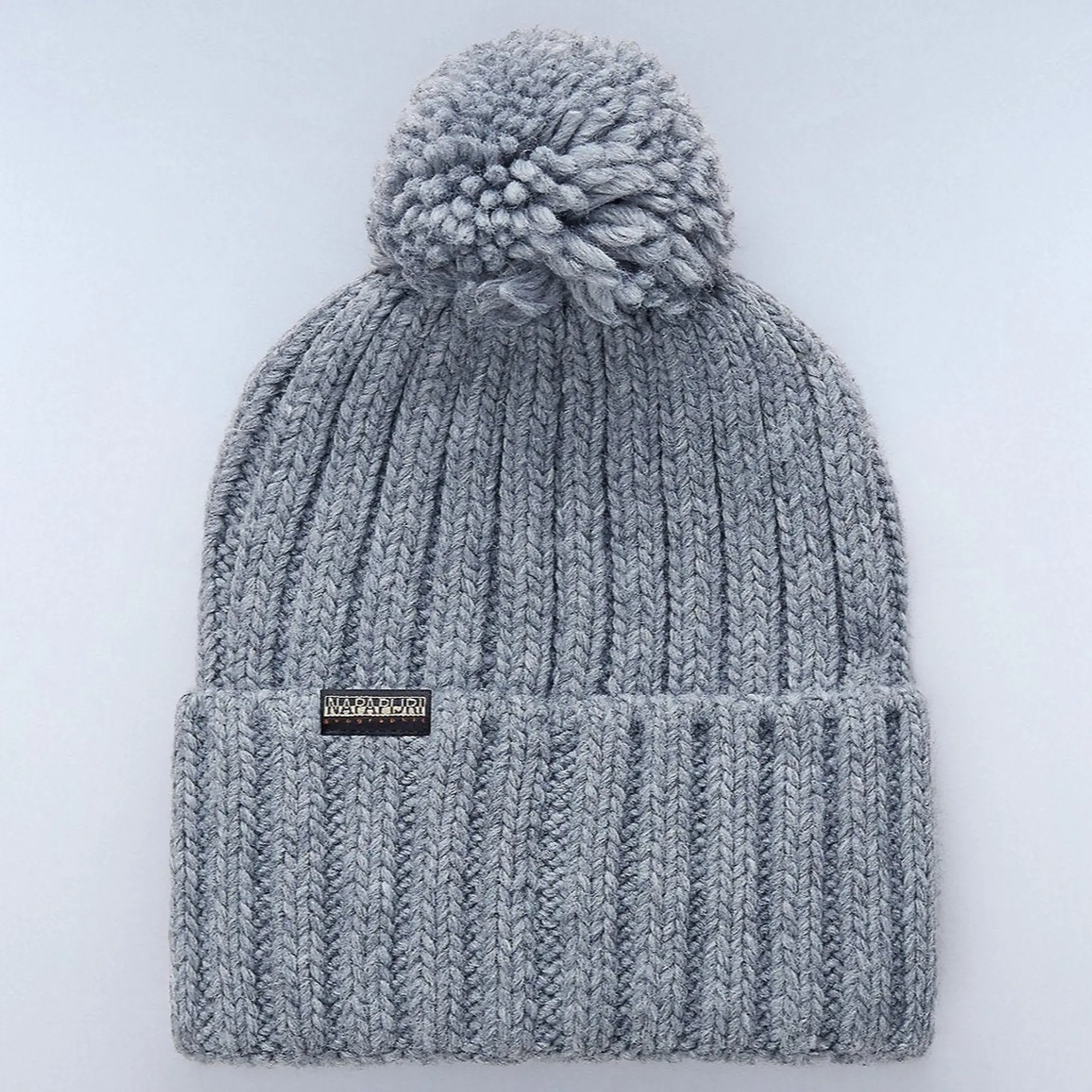 Product image 4 of 5 of Napapijri Men's Semiury Bobble Beanie - Medium Grey Melange