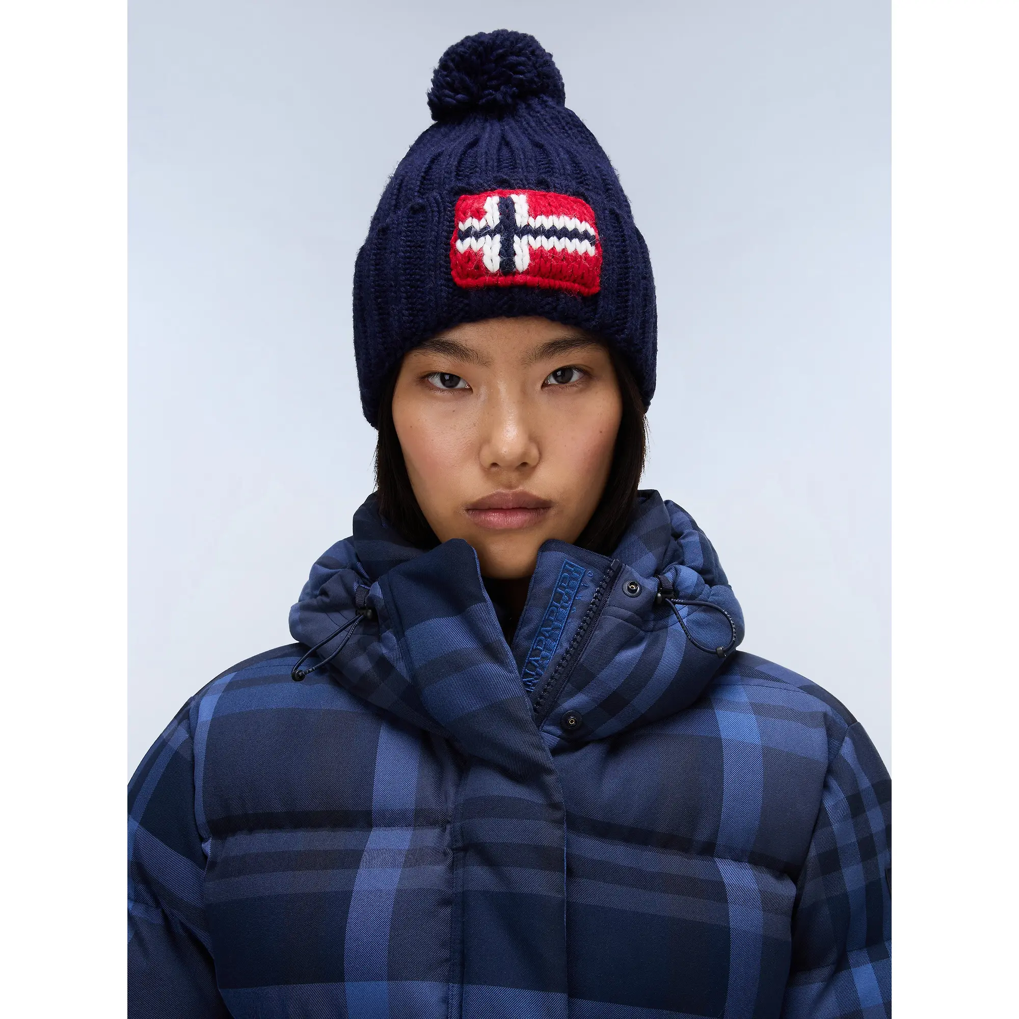 Product image 3 of 5 of Napapijri Men's Semiury Bobble Beanie - Blue Marine