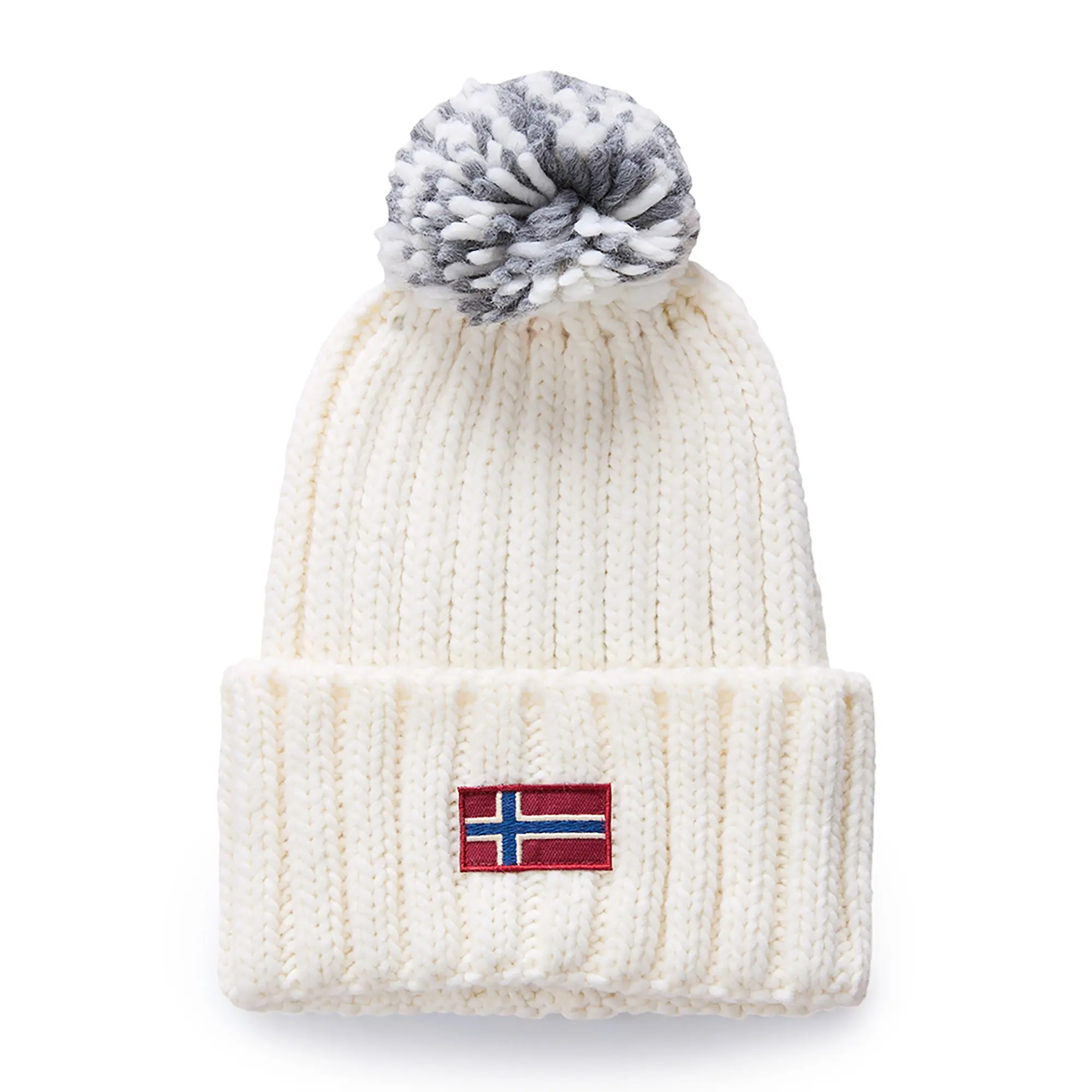 Product image 1 of 4 of Napapijri Women's Semiury Bobble Beanie - Beige Dimity