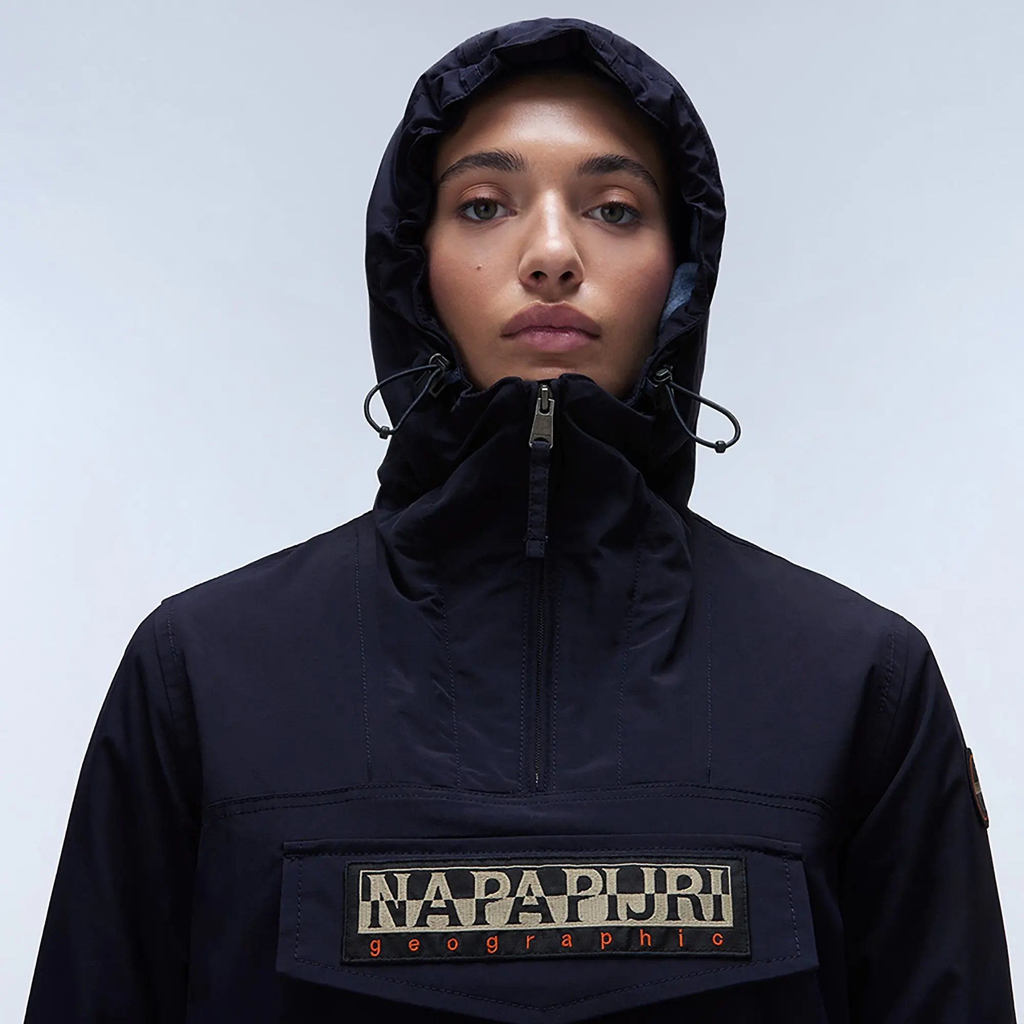 Product image 3 of 9 of Napapijri Women's Rainforest Pocket Anorak Jacket - Blue Marine