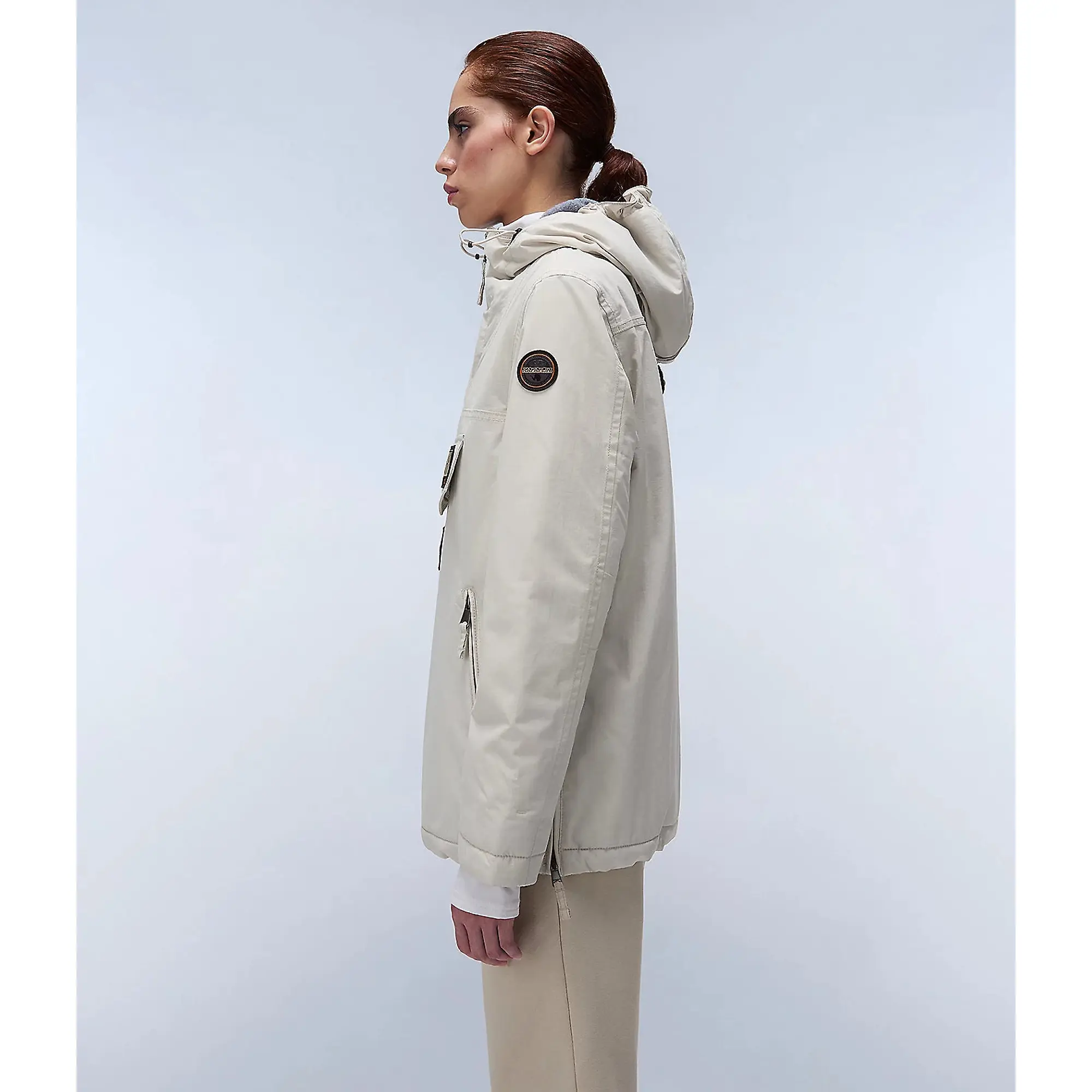 Product image 6 of 10 of Napapijri Women's Rainforest Pocket Anorak Jacket - Beige Silver