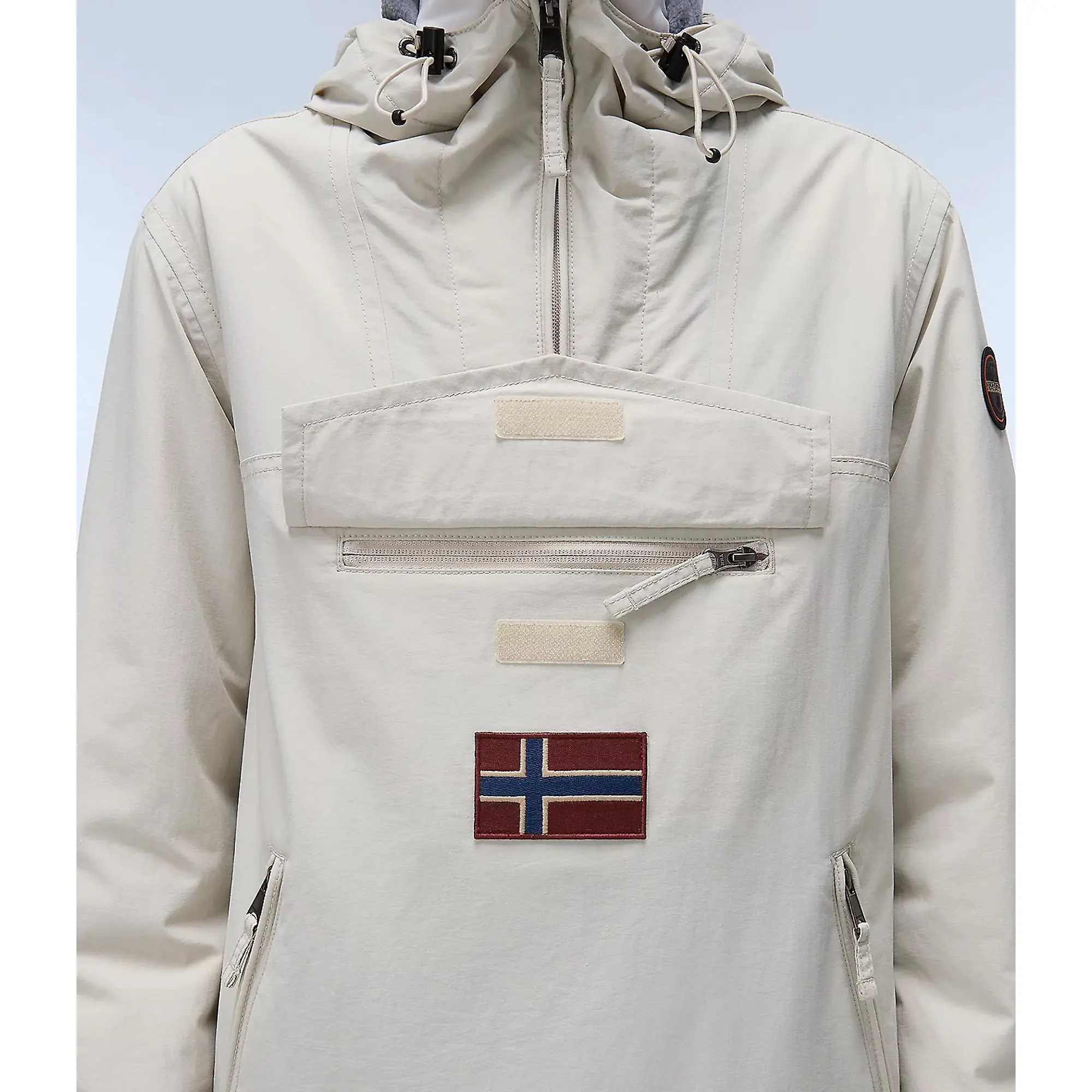 Product image 7 of 10 of Napapijri Women's Rainforest Pocket Anorak Jacket - Beige Silver