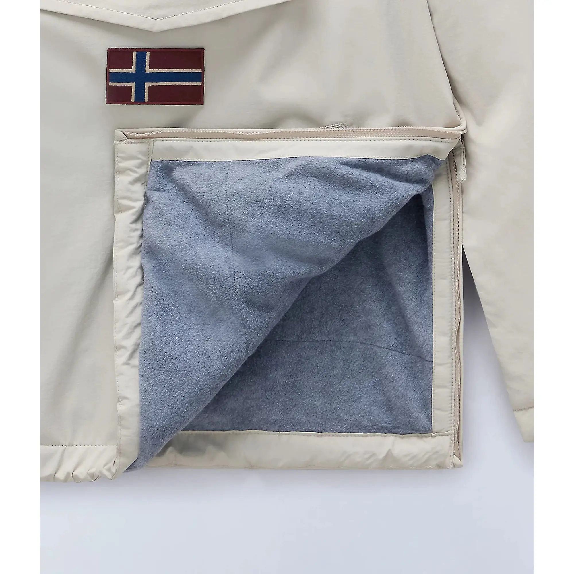 Product image 8 of 10 of Napapijri Women's Rainforest Pocket Anorak Jacket - Beige Silver