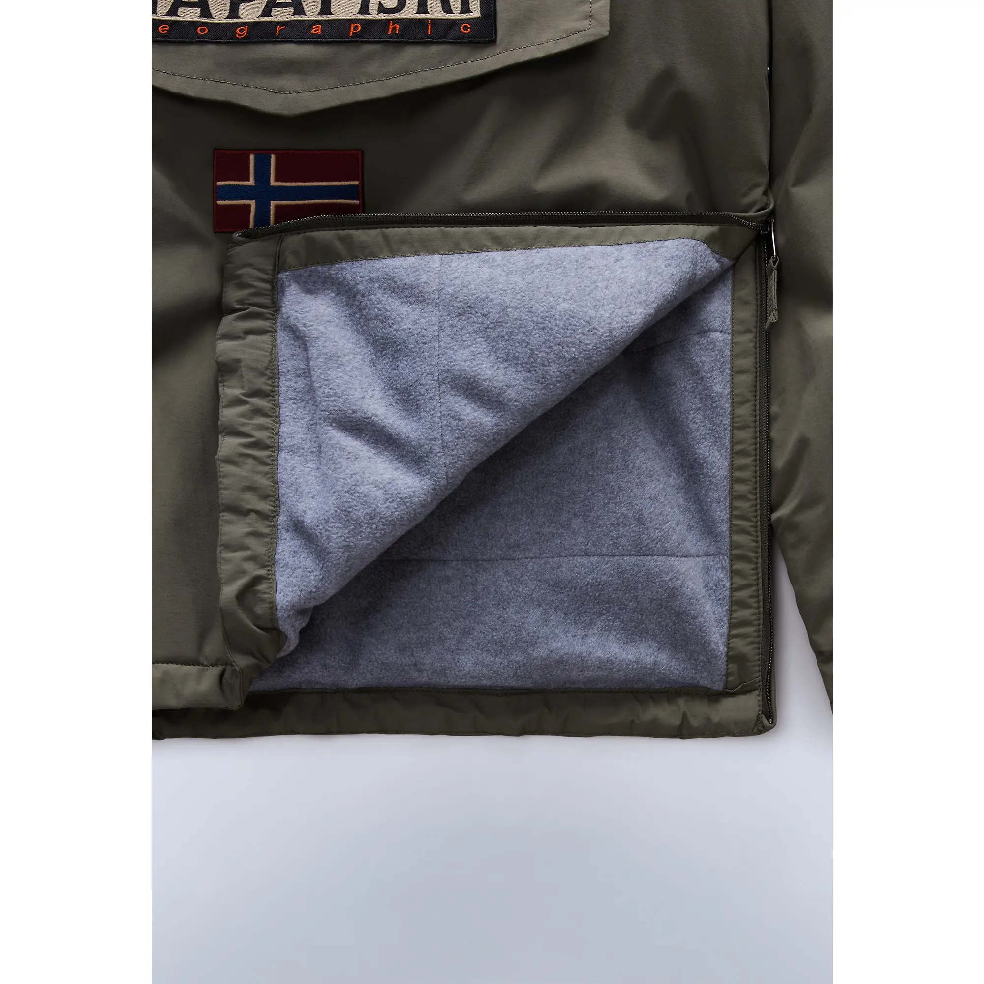 Product image 8 of 9 of Napapijri Men's Rainforest Winter Anorak Jacket - Tea Leaf