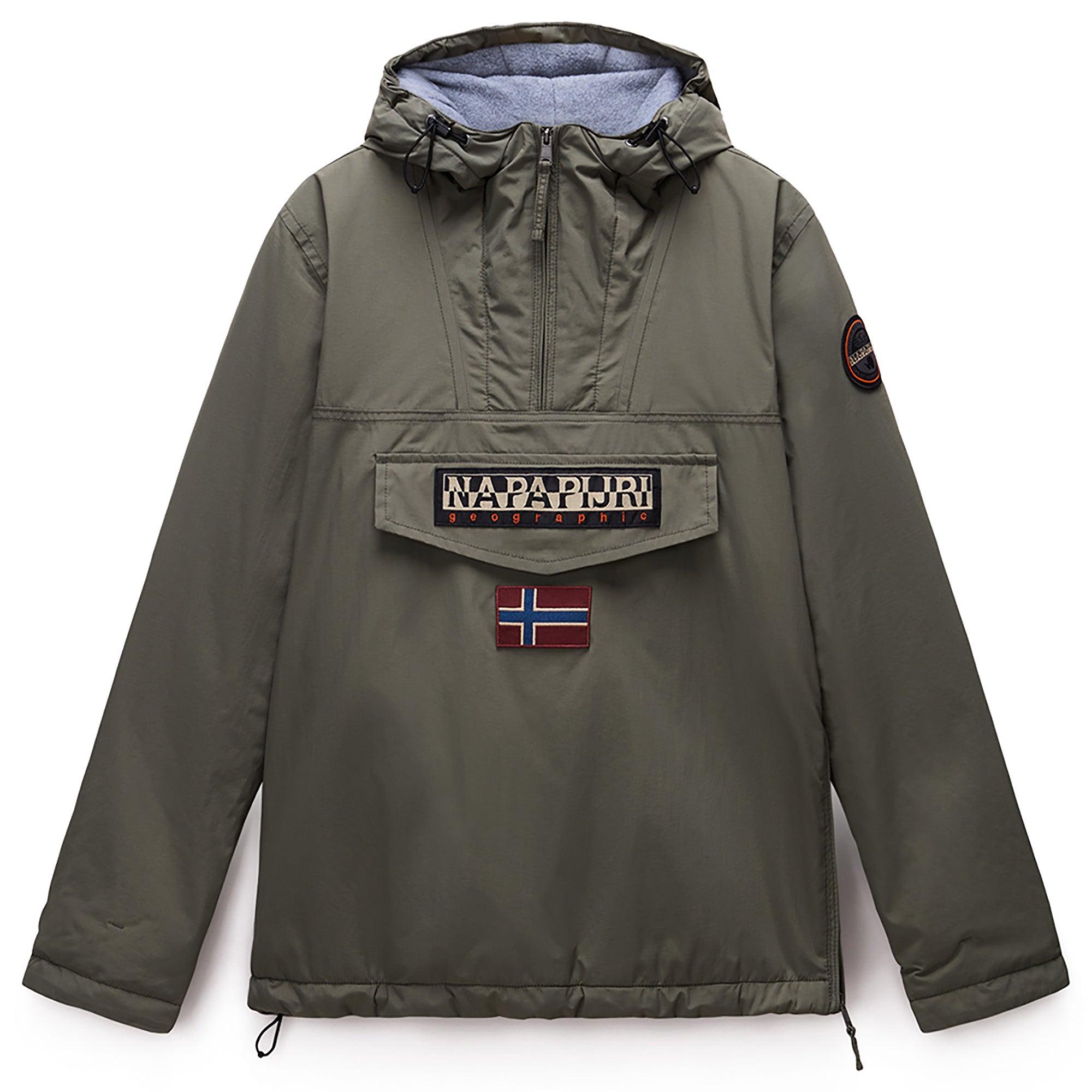 Napapijri Men's Rainforest Winter Anorak Jacket - Tea Leaf