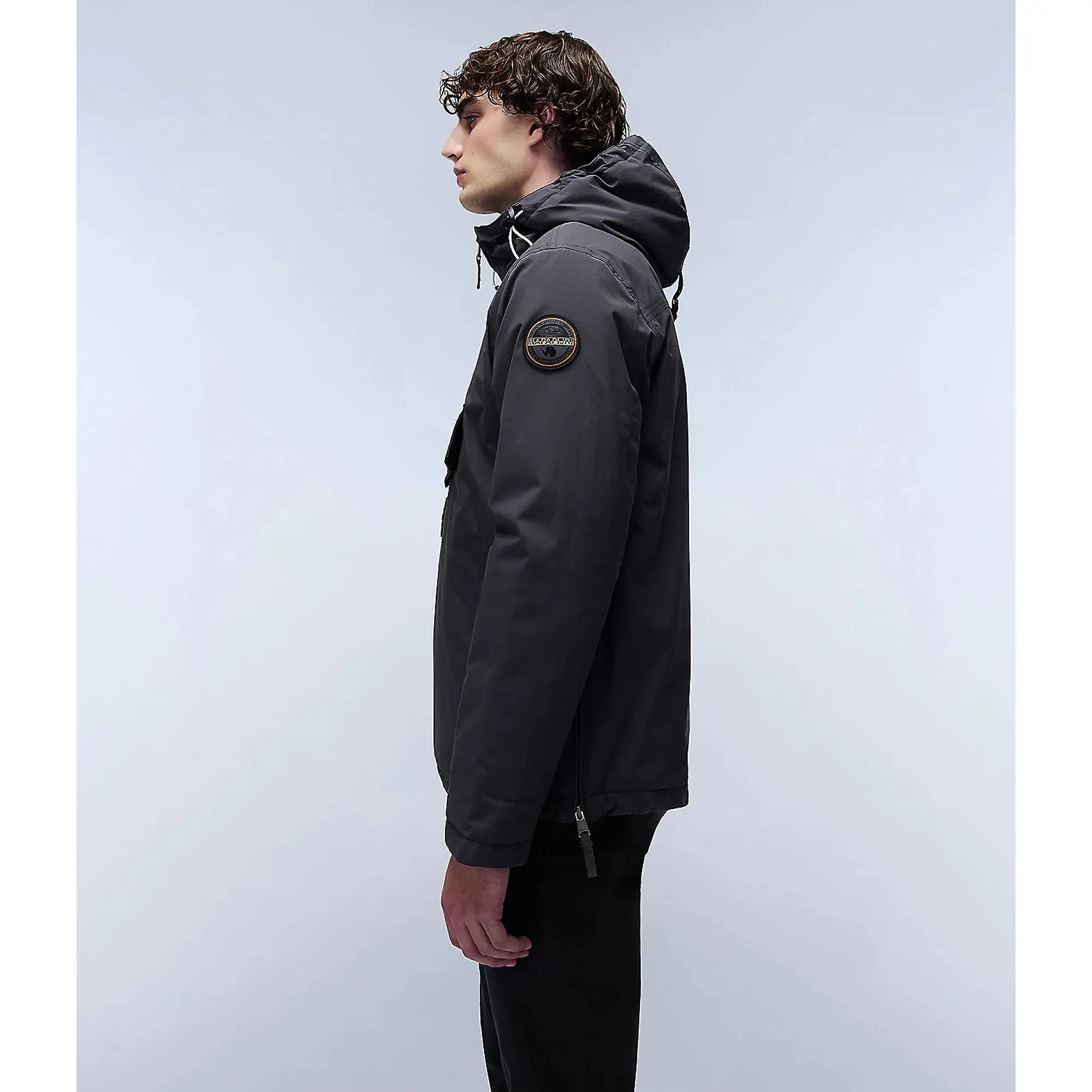 Product image 5 of 10 of Napapijri Men's Rainforest Winter Anorak Jacket - Dark Grey