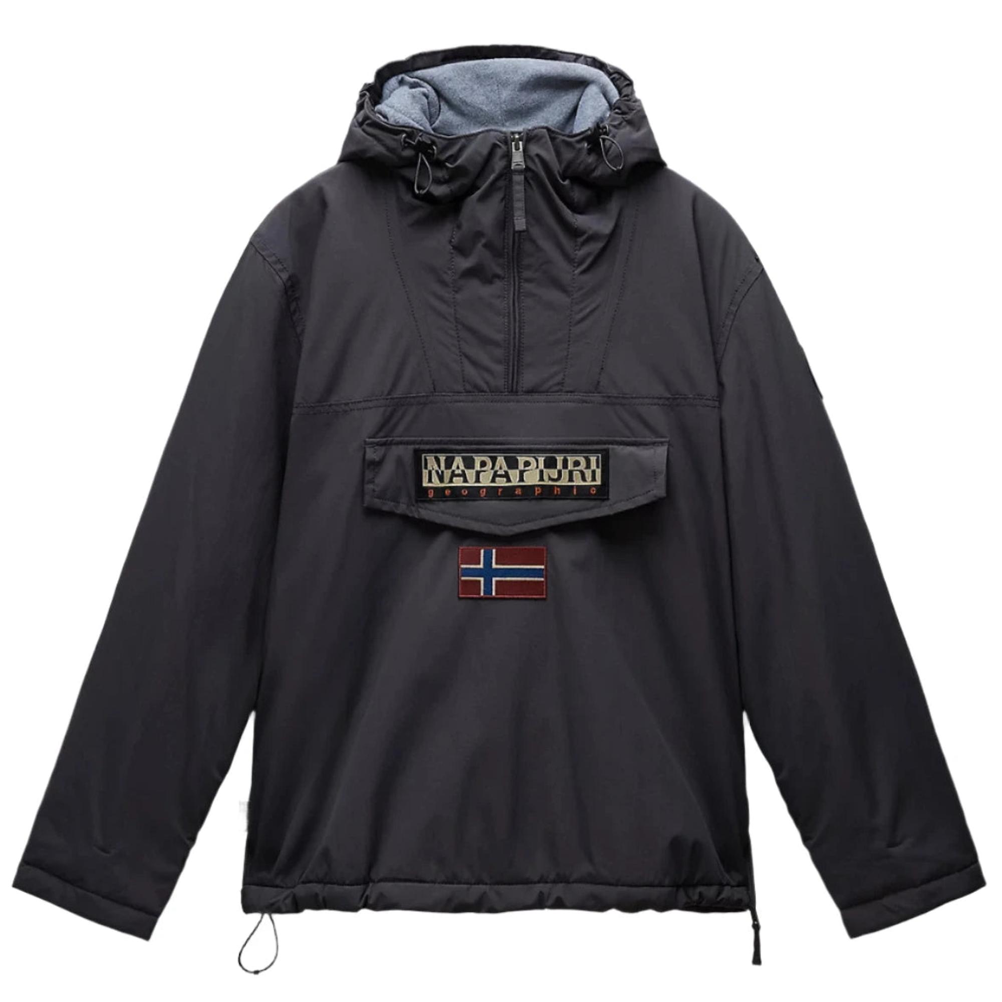 Napapijri Men's Rainforest Winter Anorak Jacket - Dark Grey