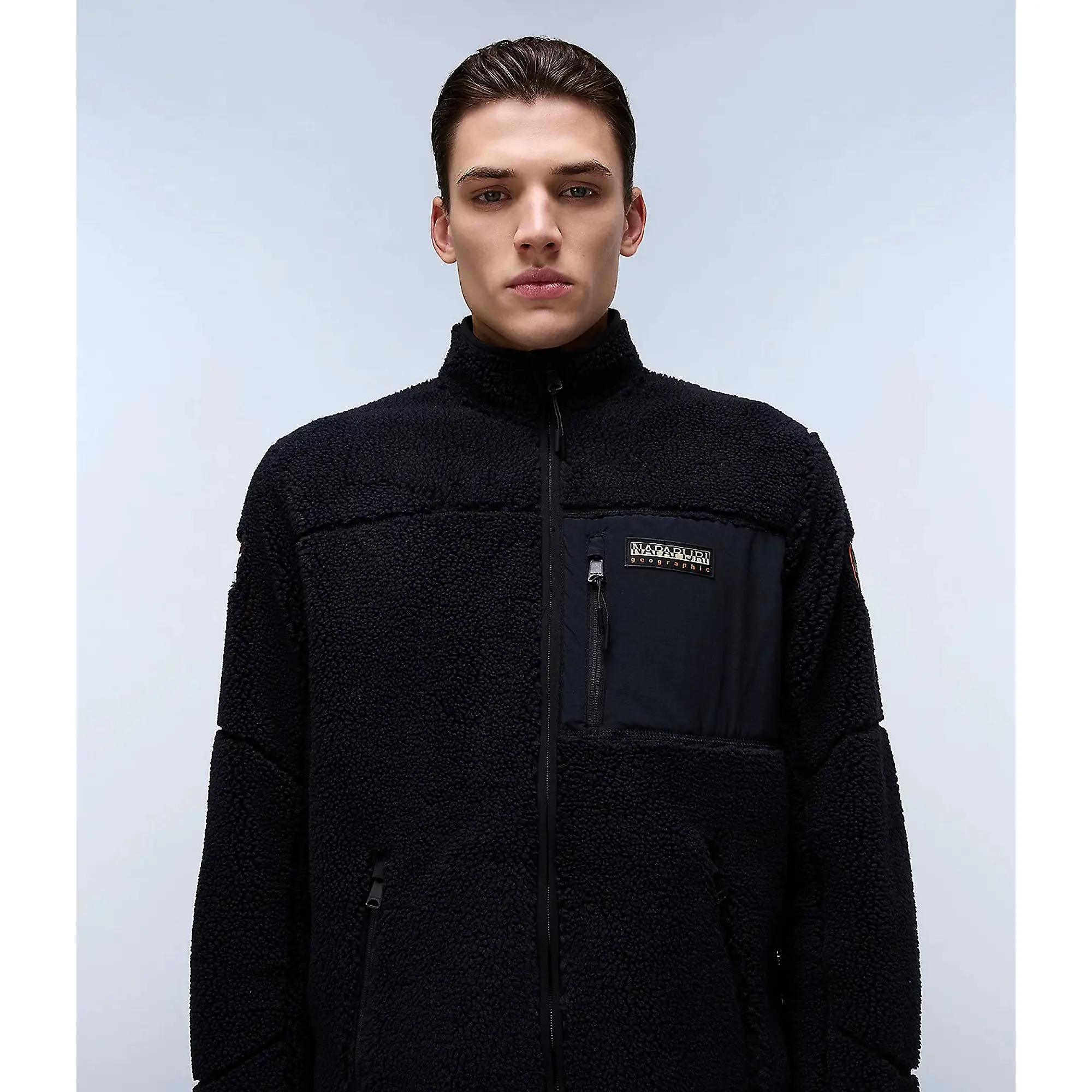 Product image 3 of 9 of Napapijri Men's Yupik Full-Zip Fleece - Black