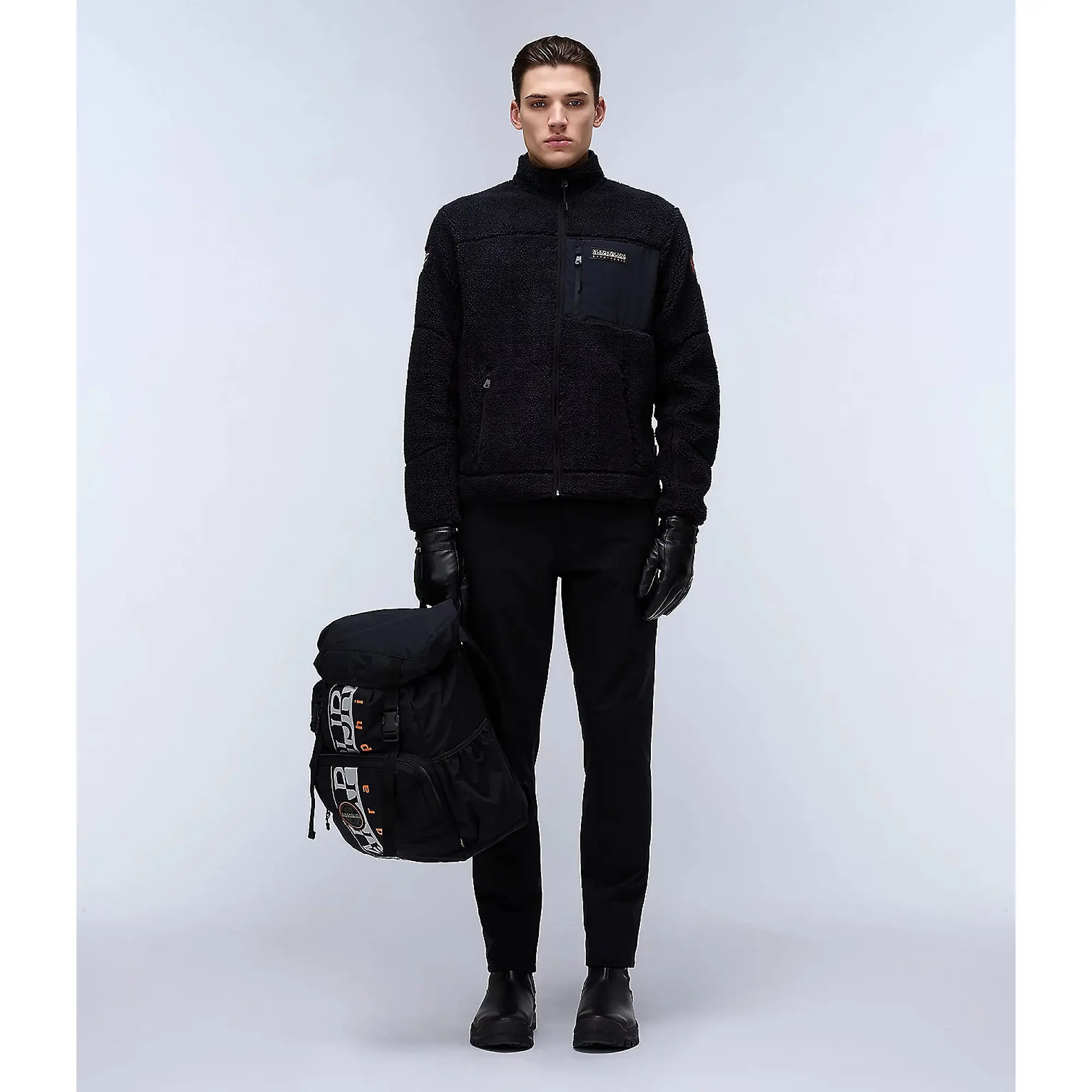 Product image 6 of 9 of Napapijri Men's Yupik Full-Zip Fleece - Black