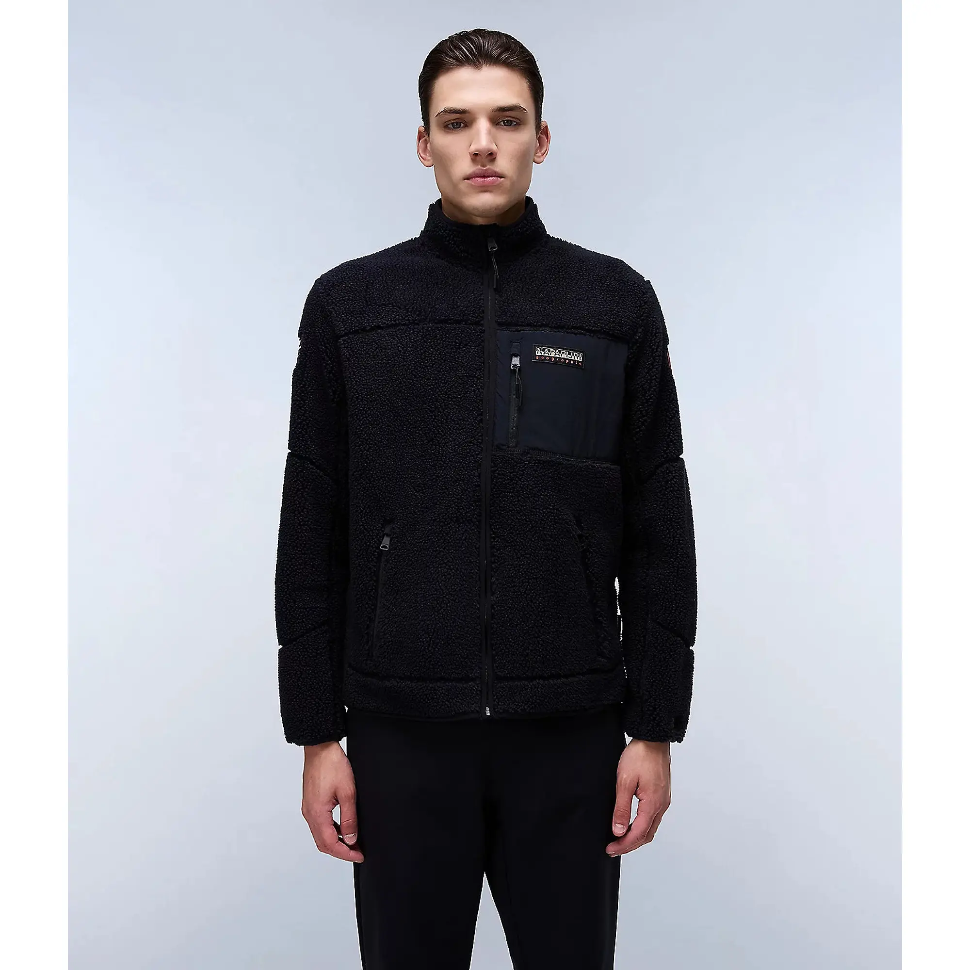 Product image 5 of 9 of Napapijri Men's Yupik Full-Zip Fleece - Black